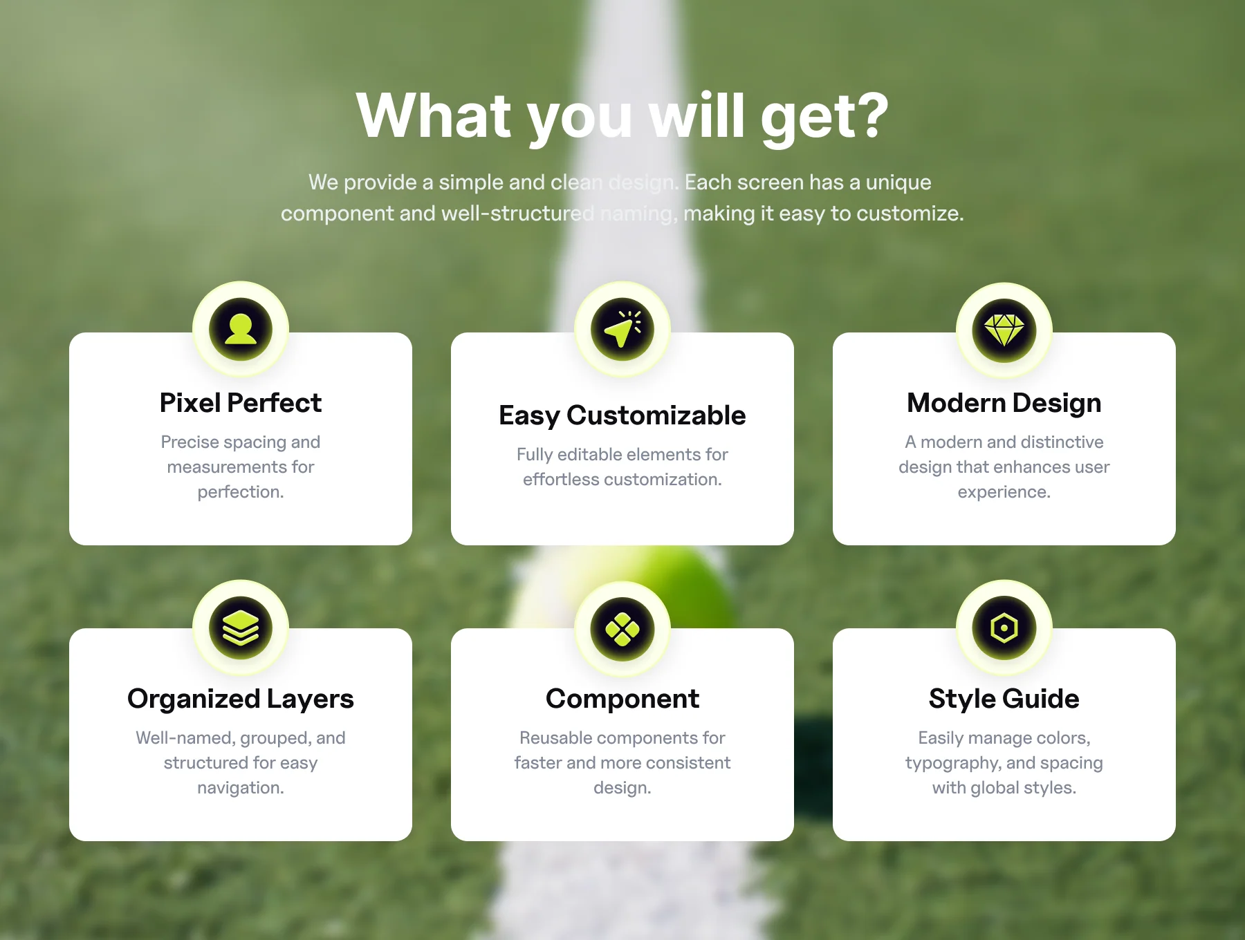 Pavona -  Tennis Web UI Kit 2