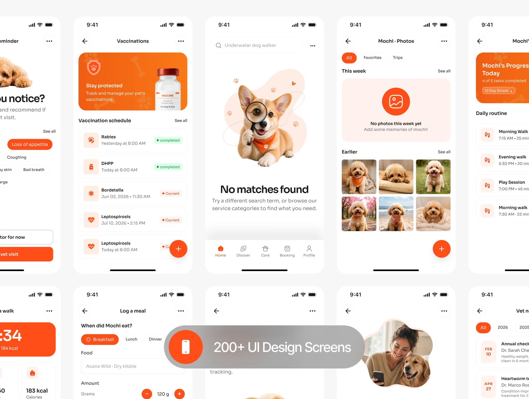 Pawly - Pet Care Mobile App UI Kit 8