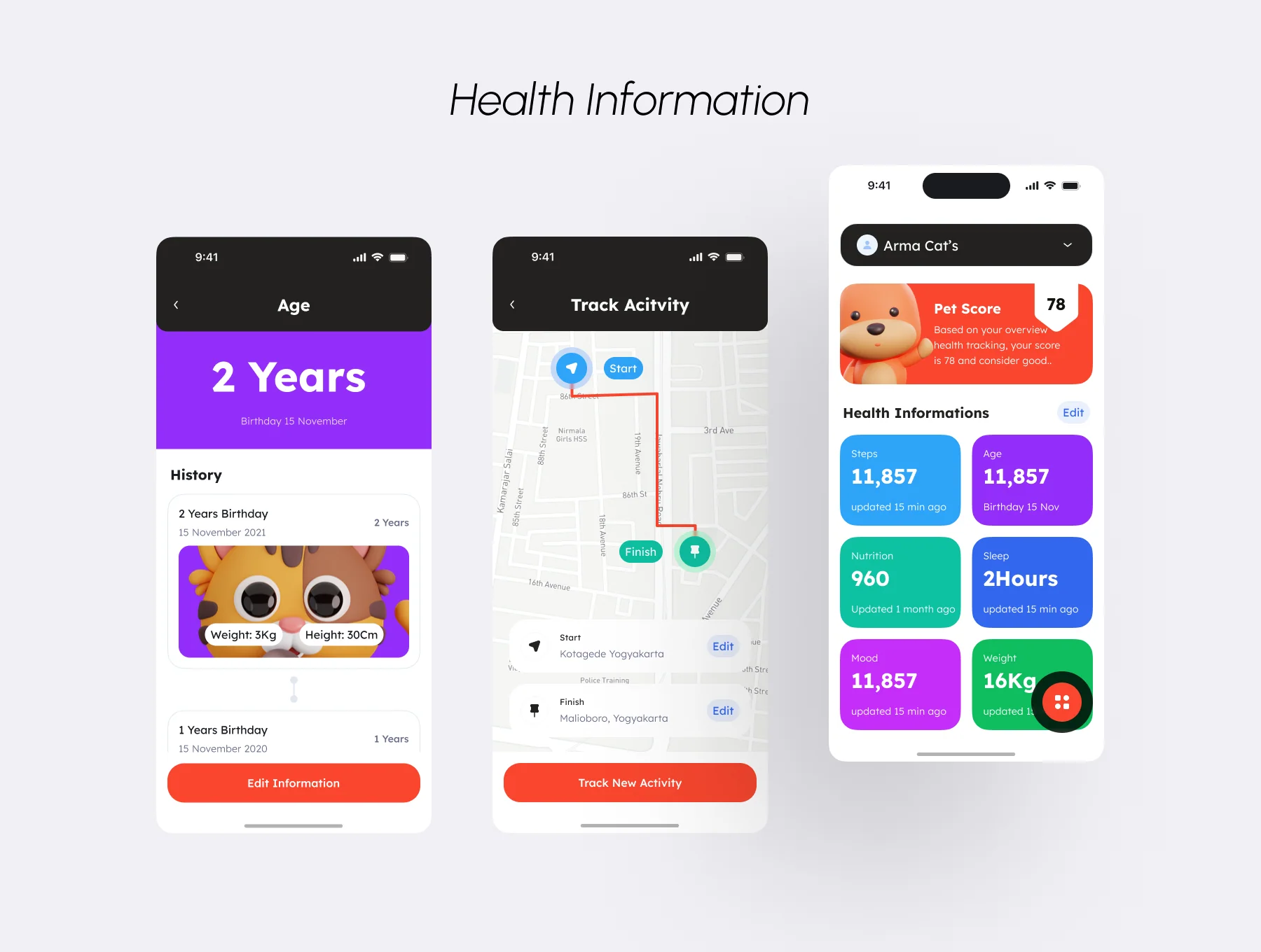 Pawsitive: A Mobile App Design for Pet's Owner 4