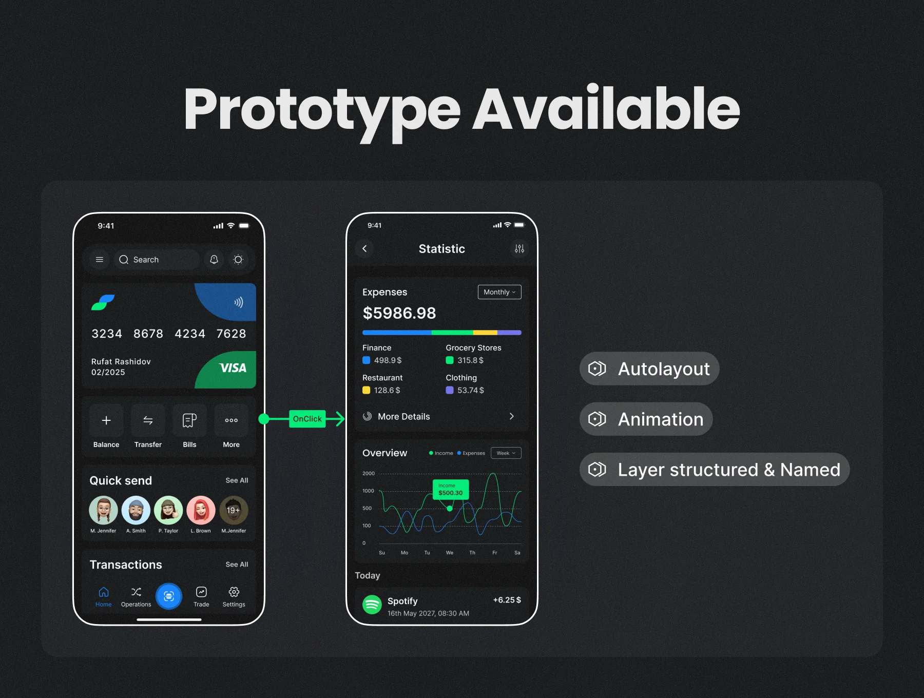 Payabank - Fintech Mobile App UI Kit 2
