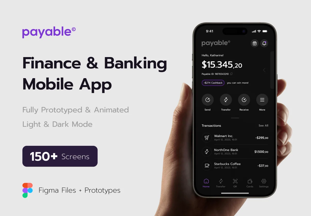 Payable | Finance & Banking Wallet Mobile App