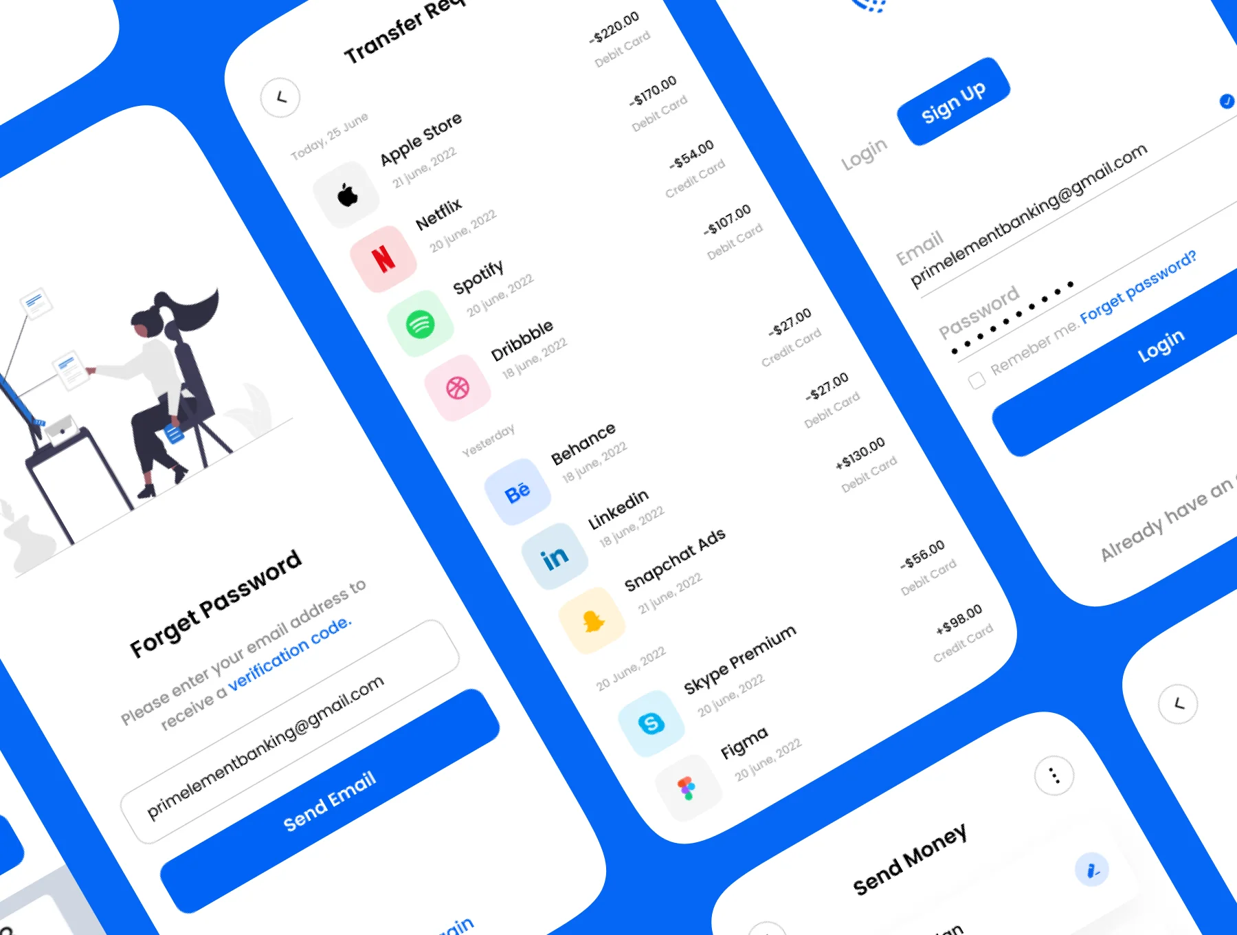 Paybank - Mobile Banking App UI Kit 7