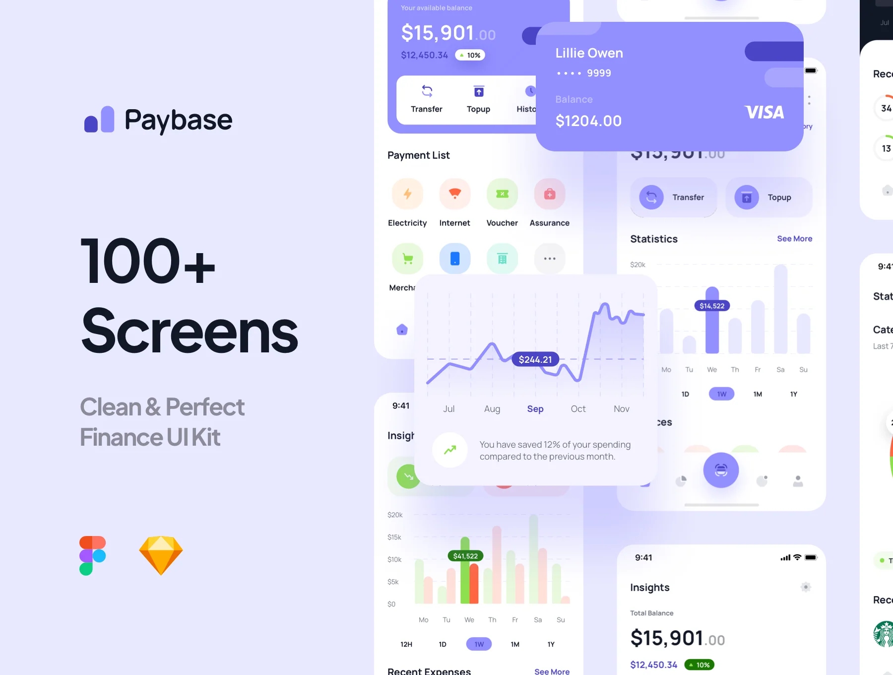 Paybase - Finance App UI Kits