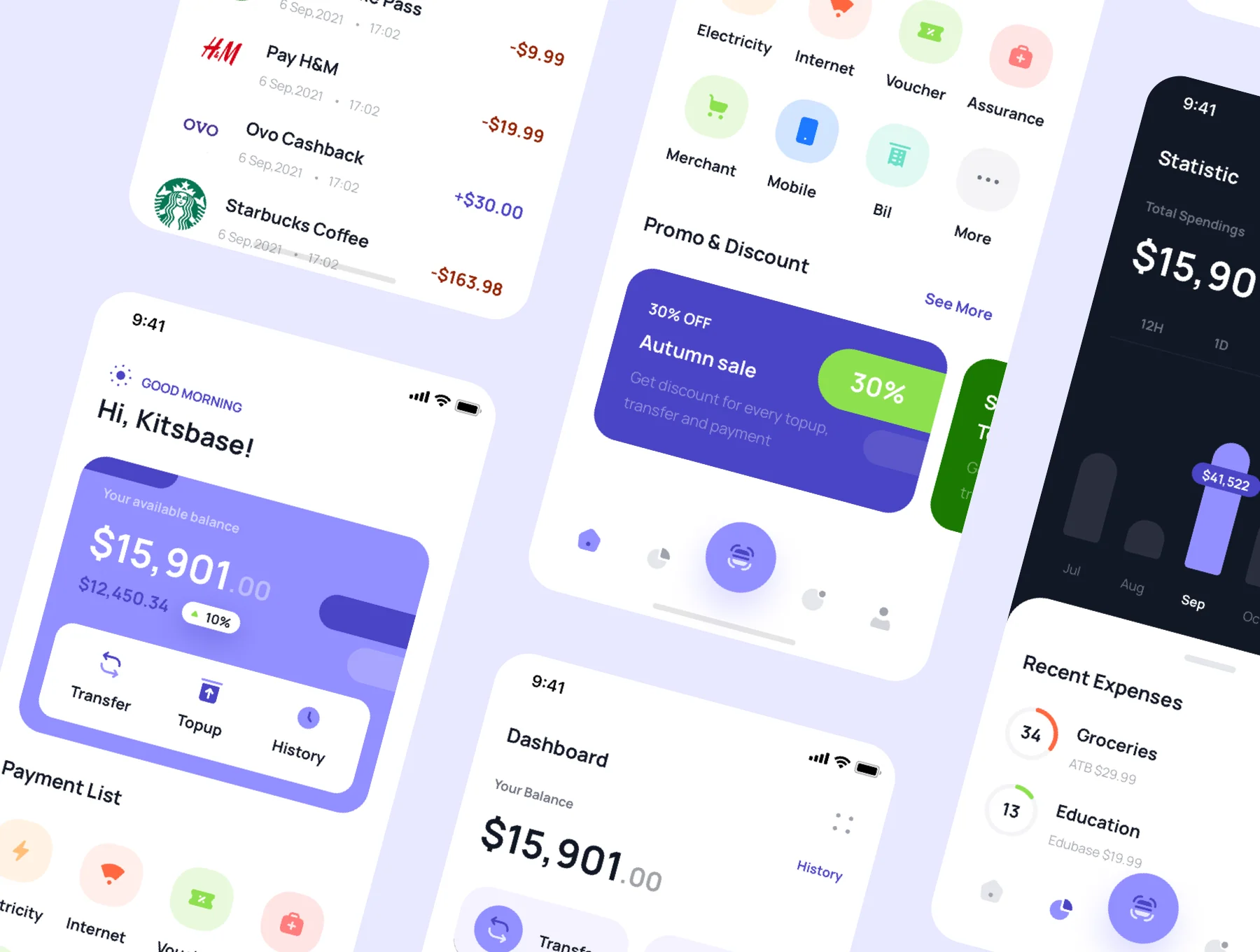 Paybase - Finance App UI Kits 7