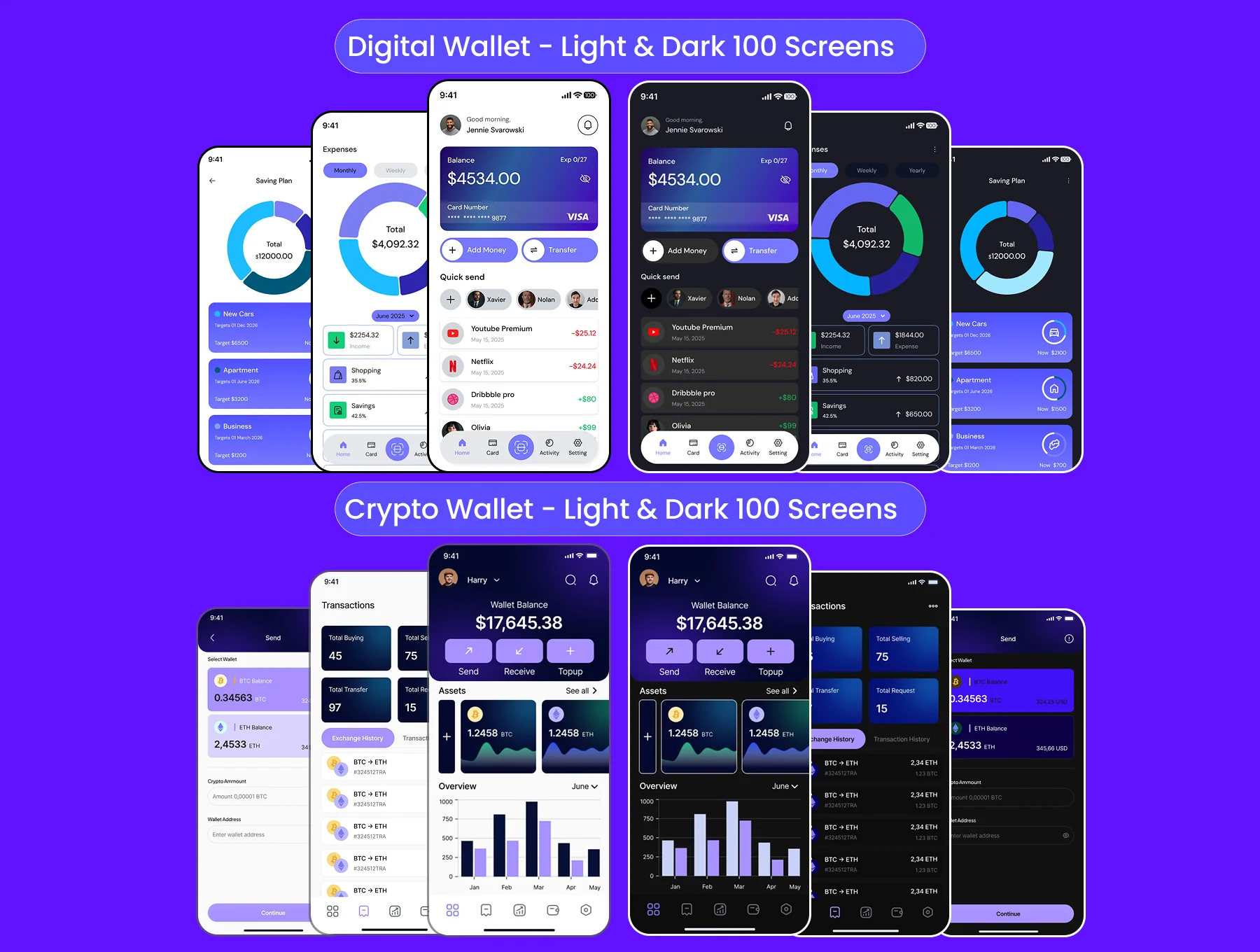 PayBee Multipurpose - 1000+ Screen Apps UI Kit 3