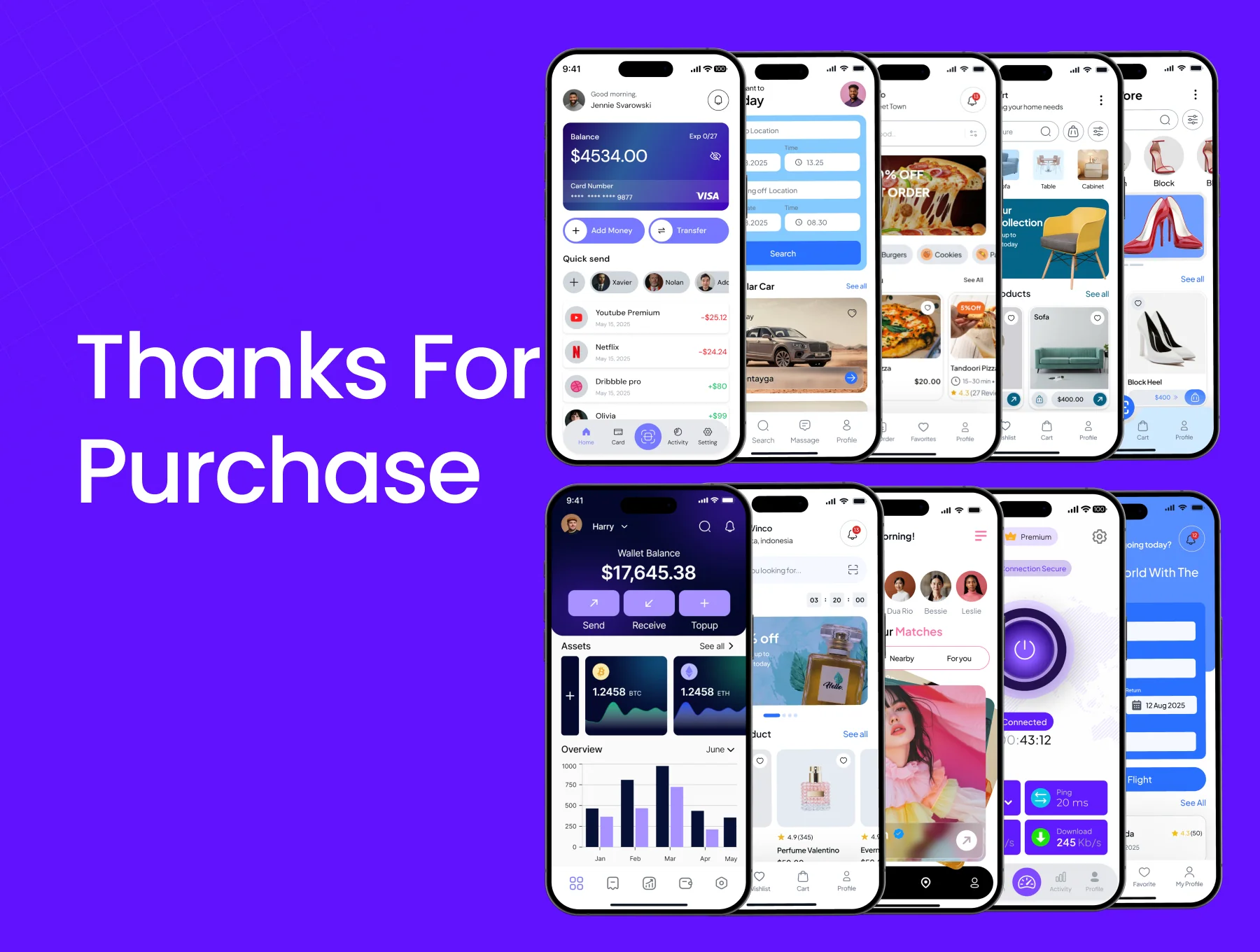 PayBee Multipurpose - 1000+ Screen Apps UI Kit 8