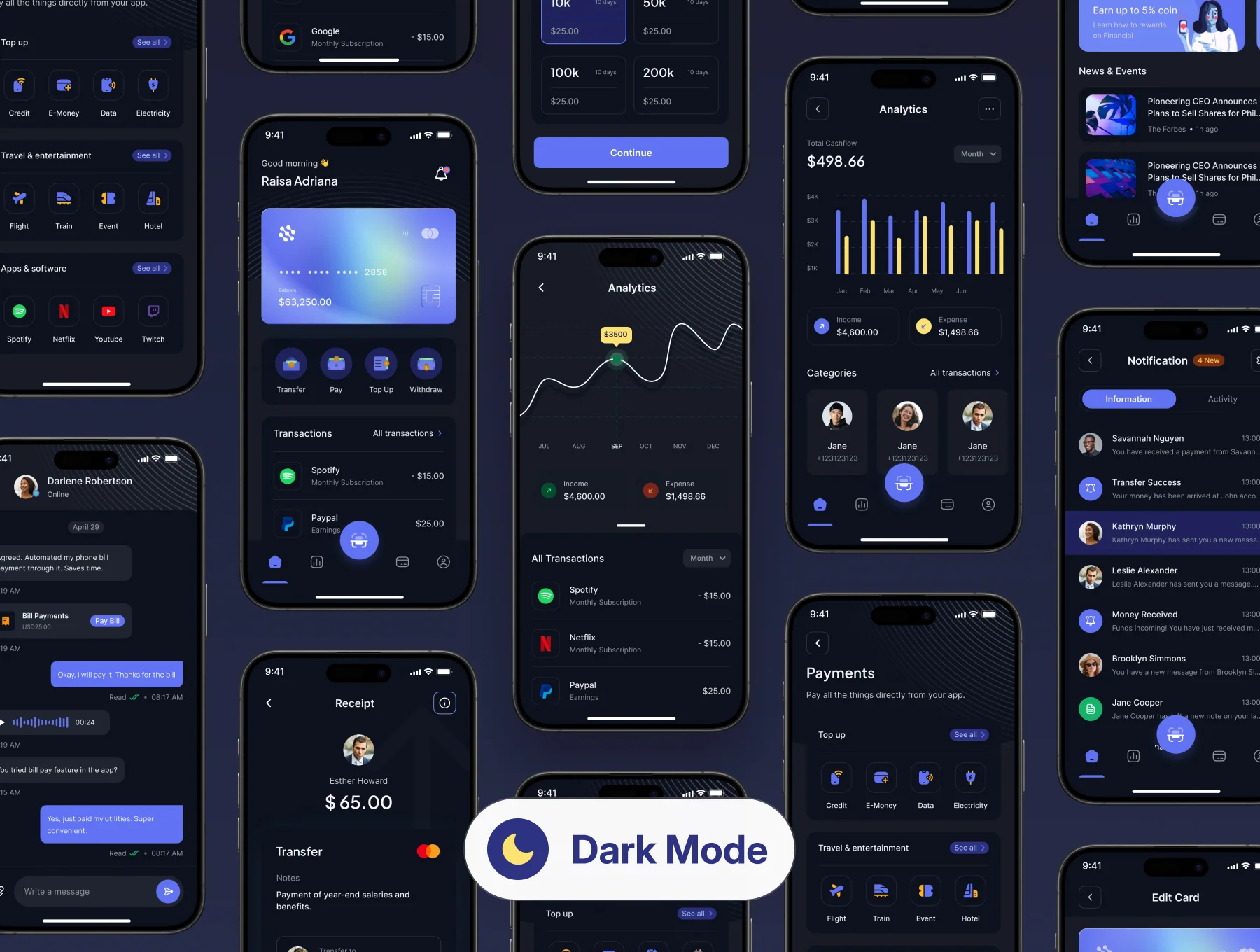 Paychain - Finance & Bank App UI Kit 3