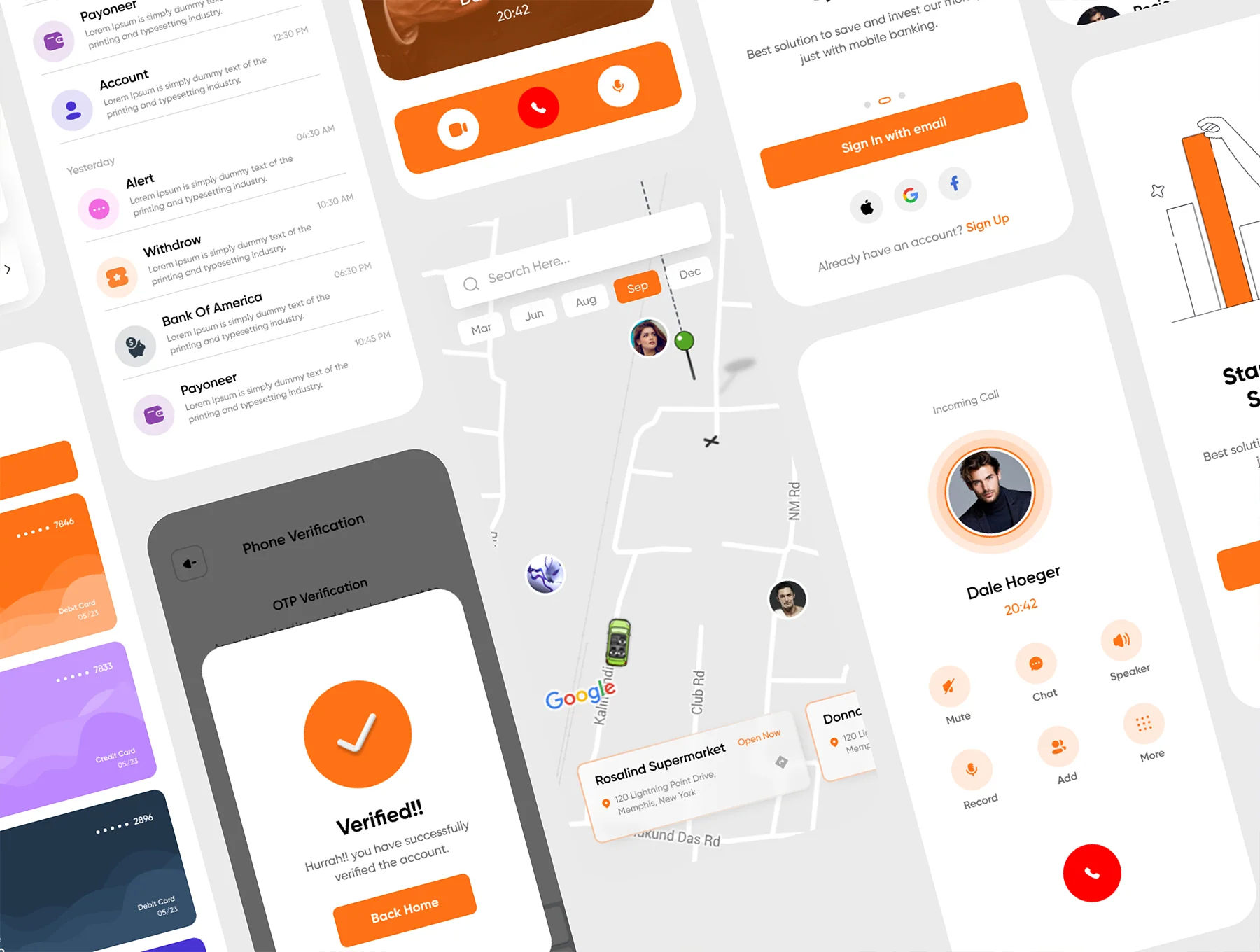 Paydil - Mobile banking app UI kit 6