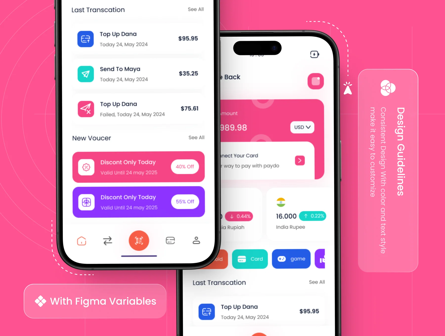 Paydo - Digital Wallet App UI Kit 2