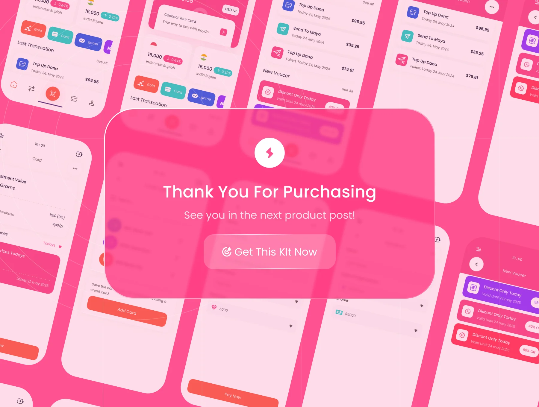 Paydo - Digital Wallet App UI Kit 6
