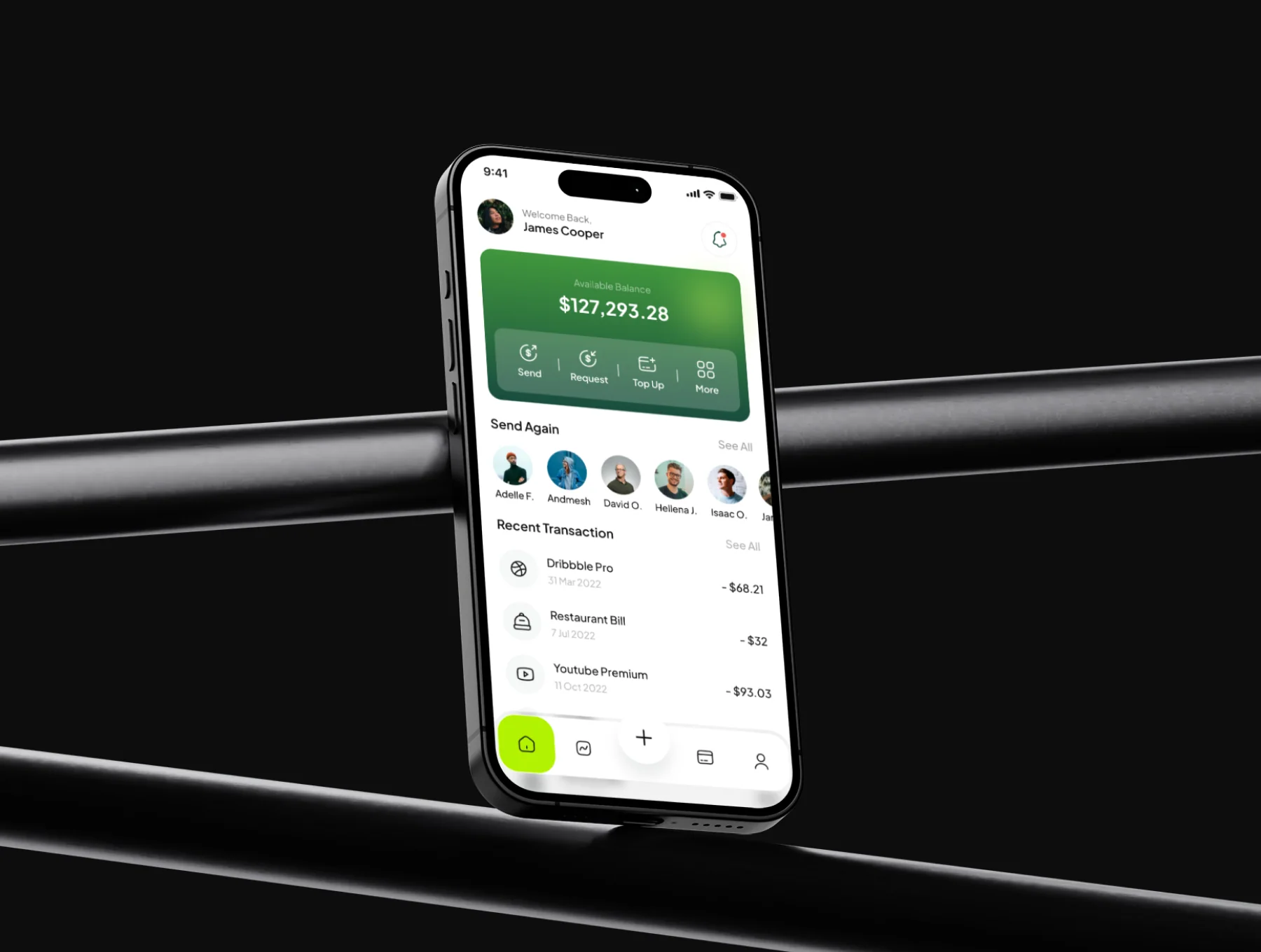 Payhu - Finance Mobile App UI Kit 3