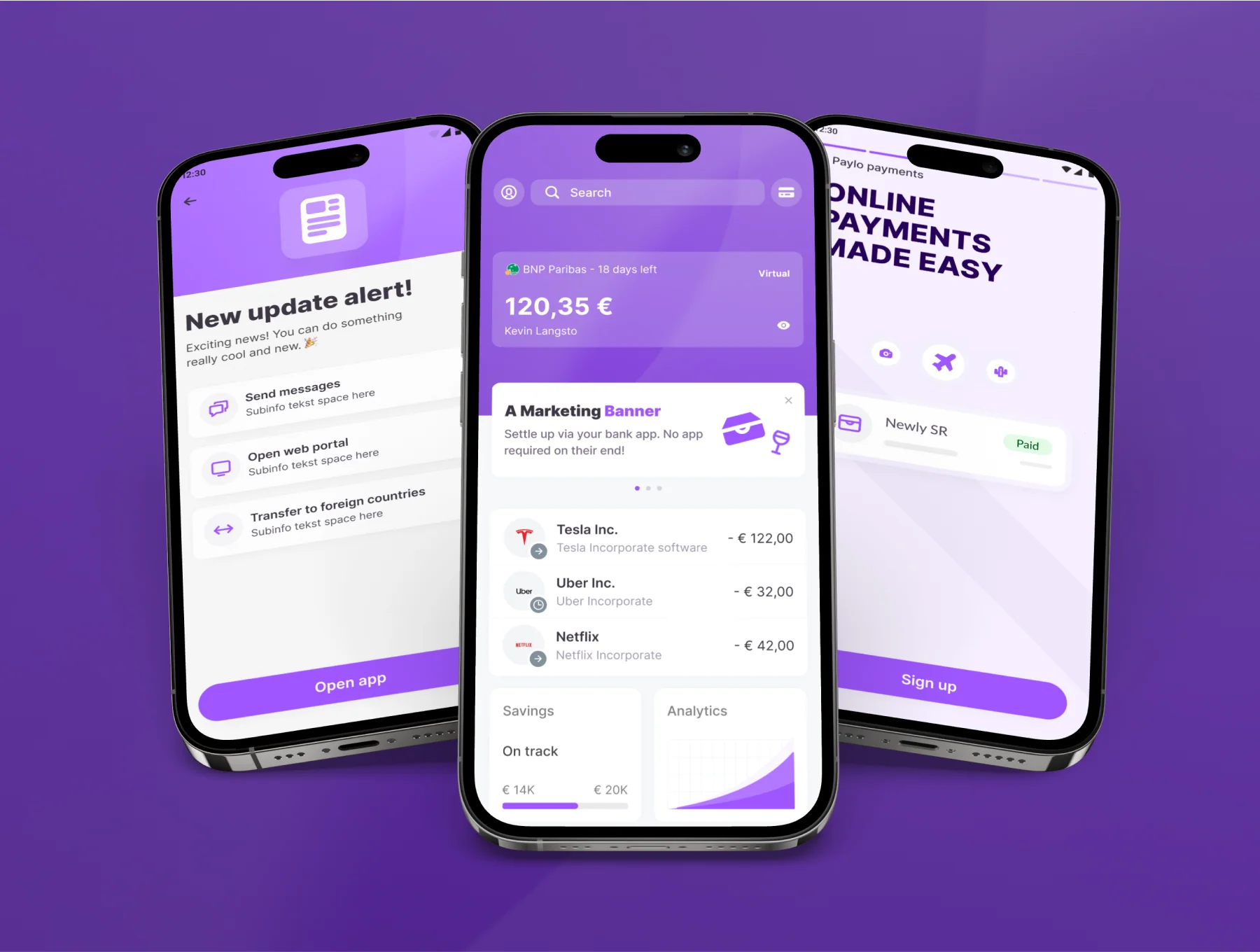Finance & Payment App UI Kit 2
