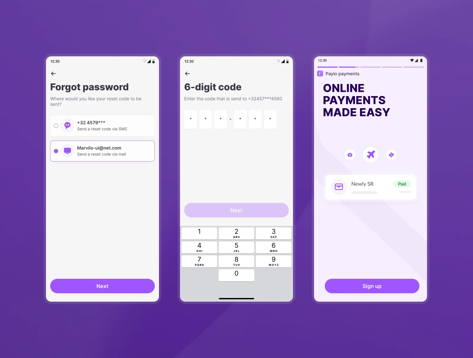 Finance & Payment App UI Kit 4