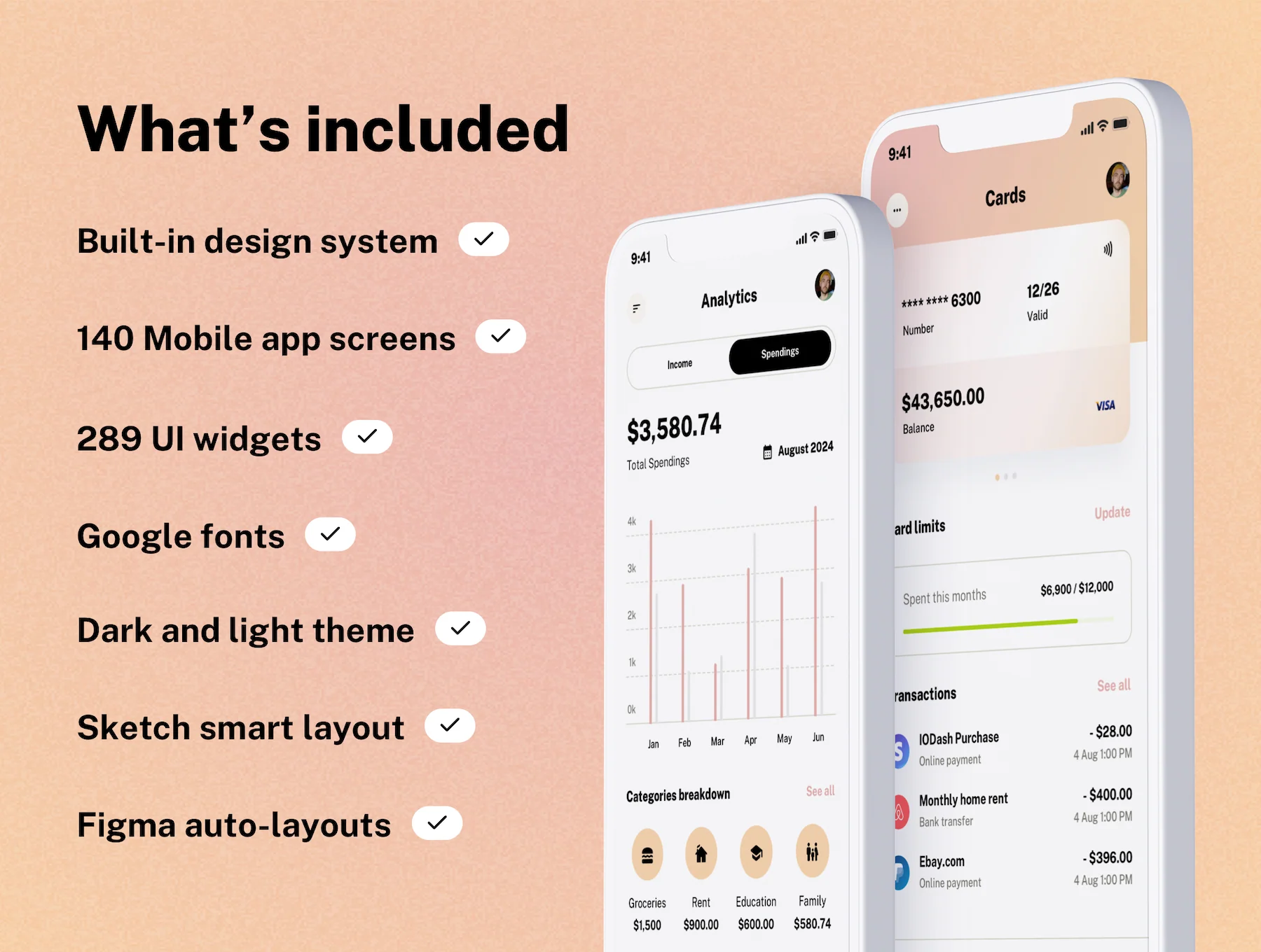 PayLoo -  UI kit for Finance Mobile Apps 8