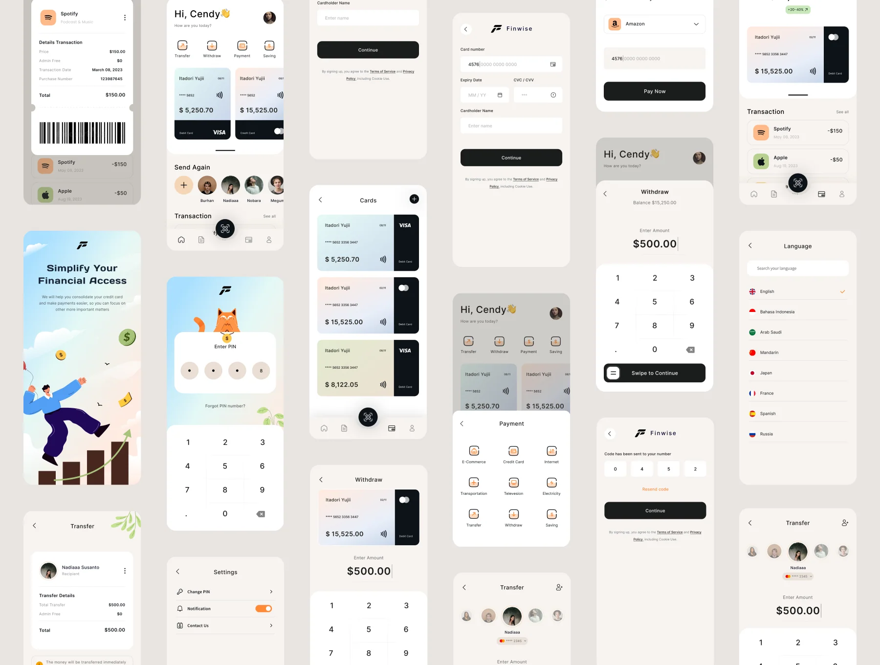 Payment App UI KIT / Fintech 5