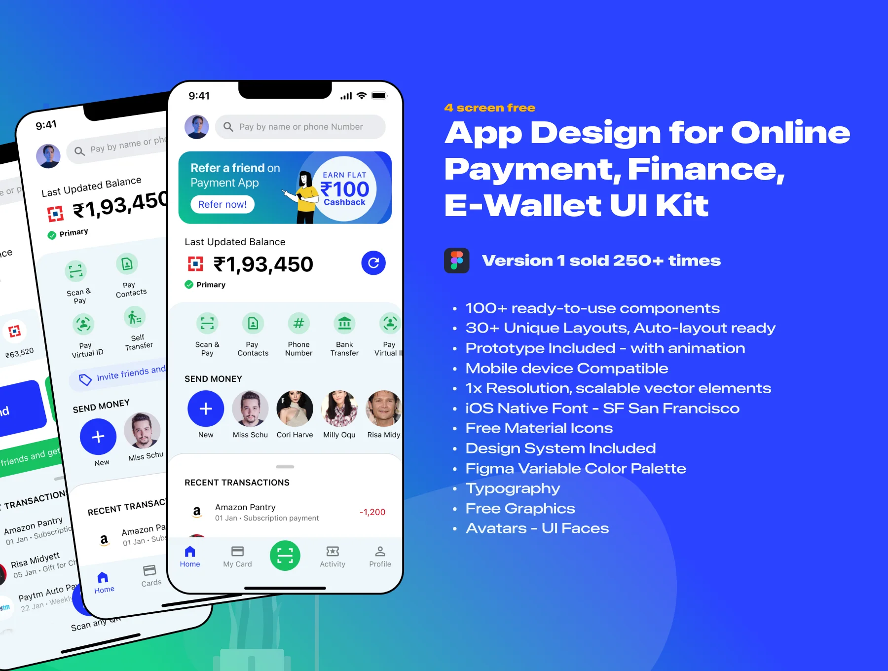 Payment Wallet App Figma UI Kit - V2 3