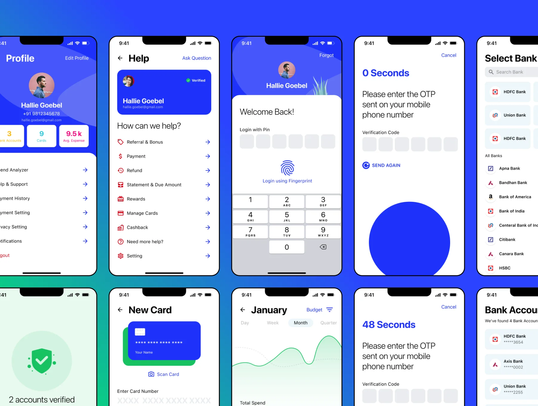 Payment Wallet App Figma UI Kit - V2 4