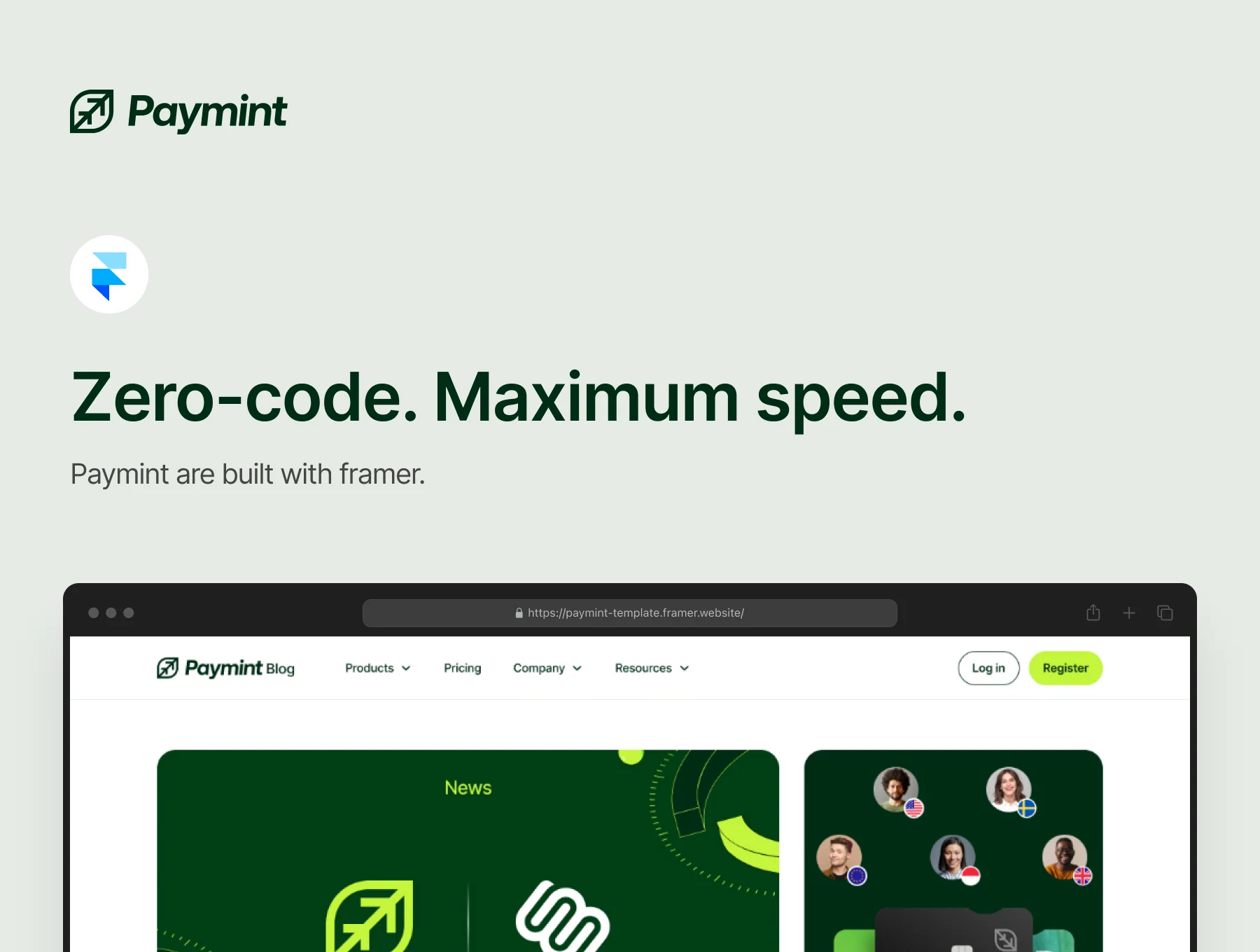 Paymint - Ultimate Fintech Framer Template 3