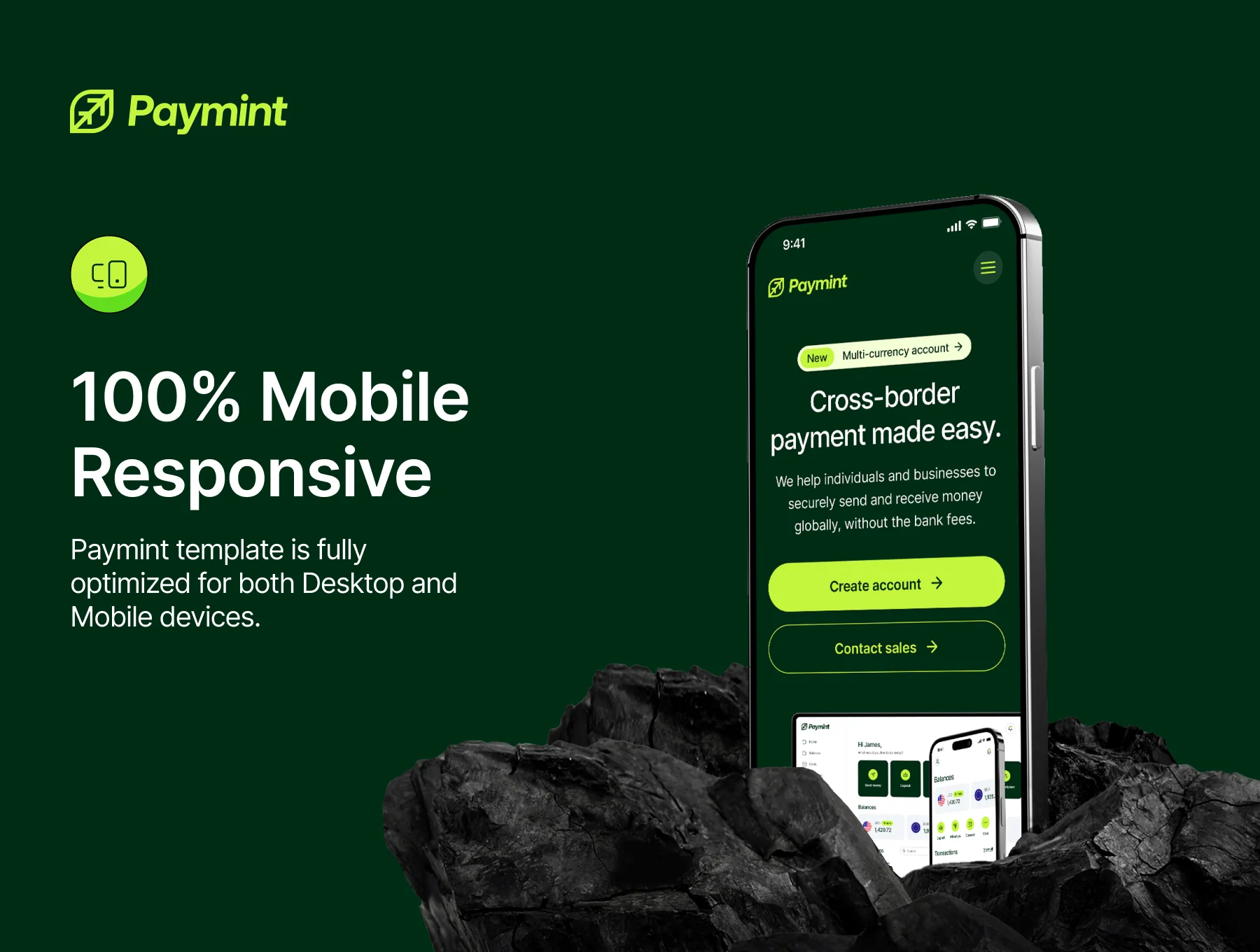 Paymint - Ultimate Fintech Framer Template 5