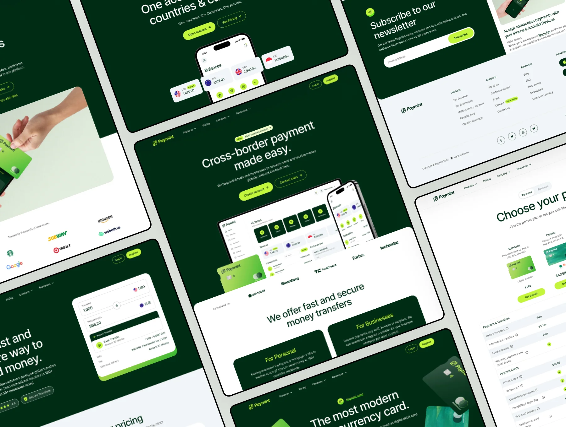 Paymint - Ultimate Fintech Framer Template 7