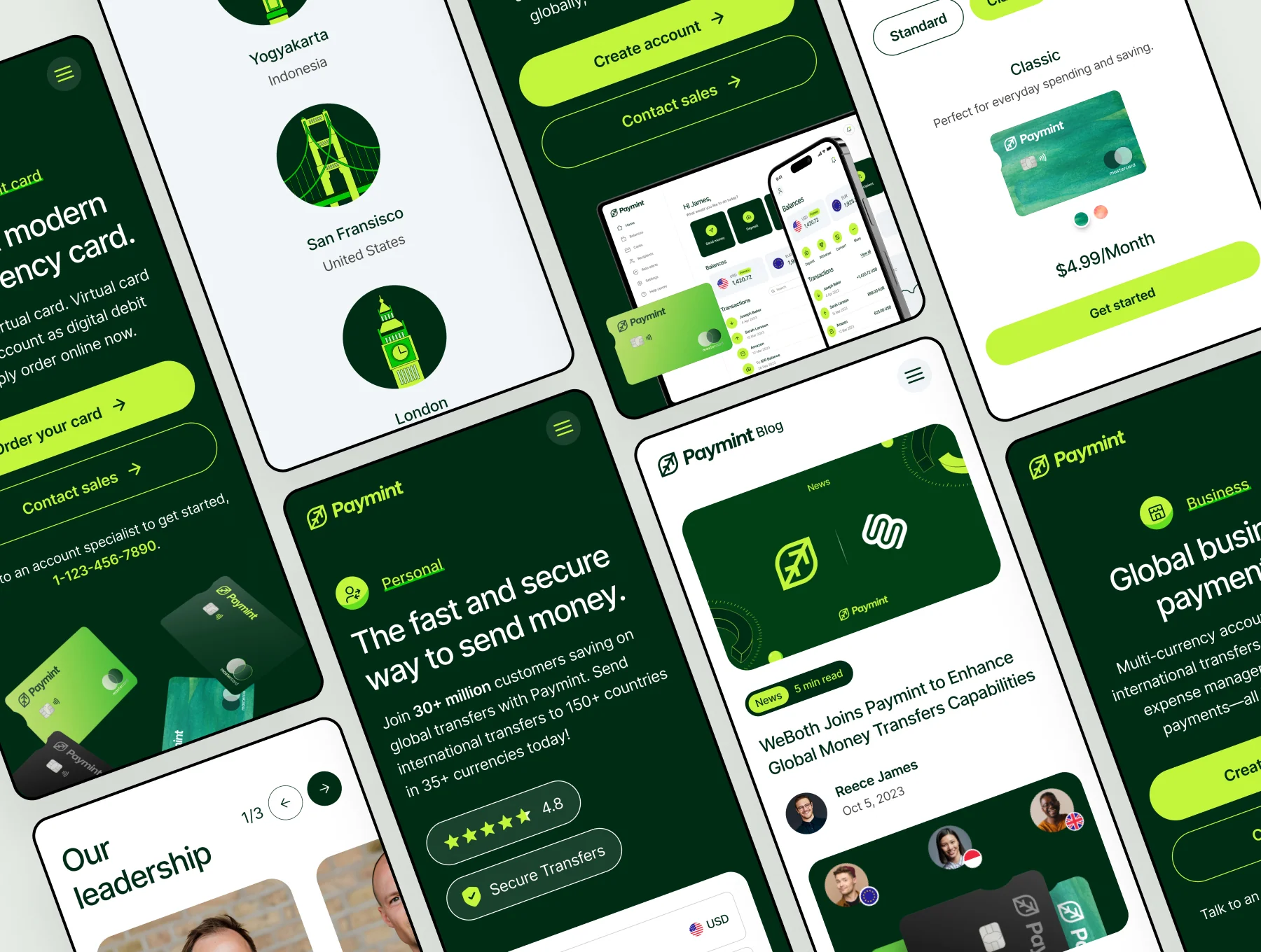 Paymint - Ultimate Fintech Framer Template 8