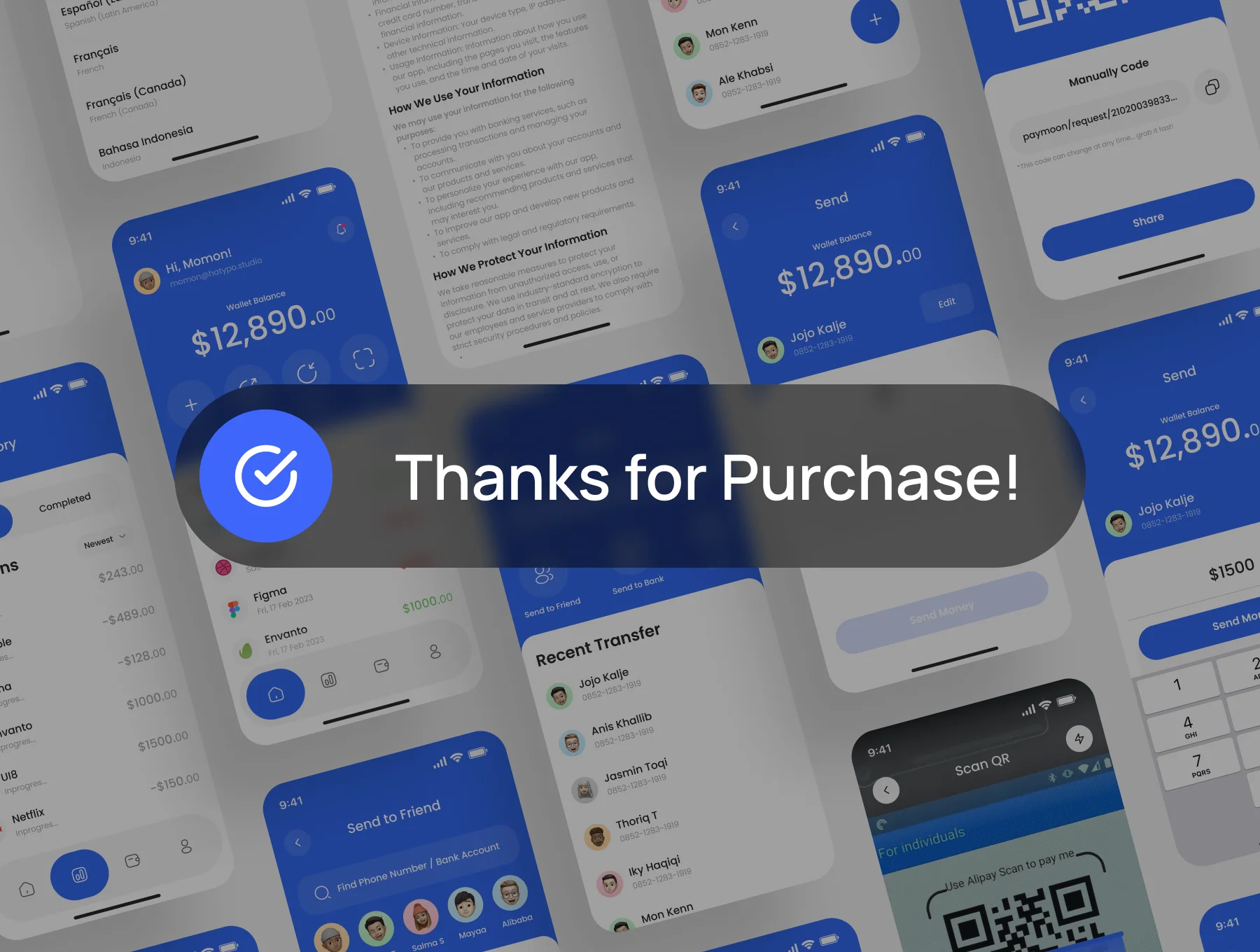 Paymoon - Finance App UI KIT 9