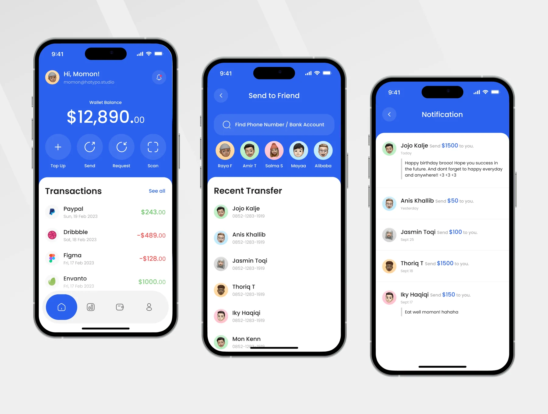 Paymoon - Finance App UI KIT 6