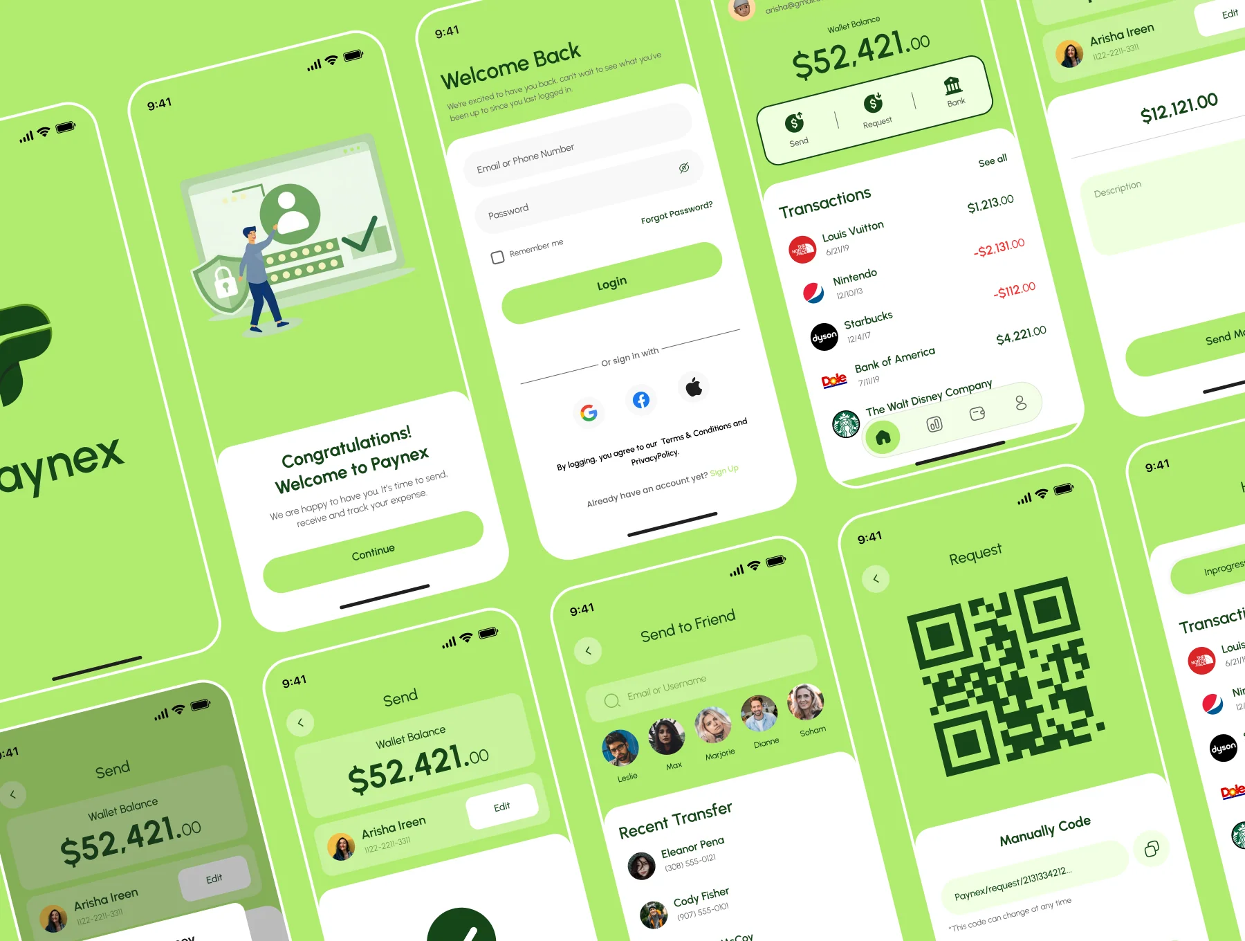Paynex - Finance Mobile App UI KIT 3