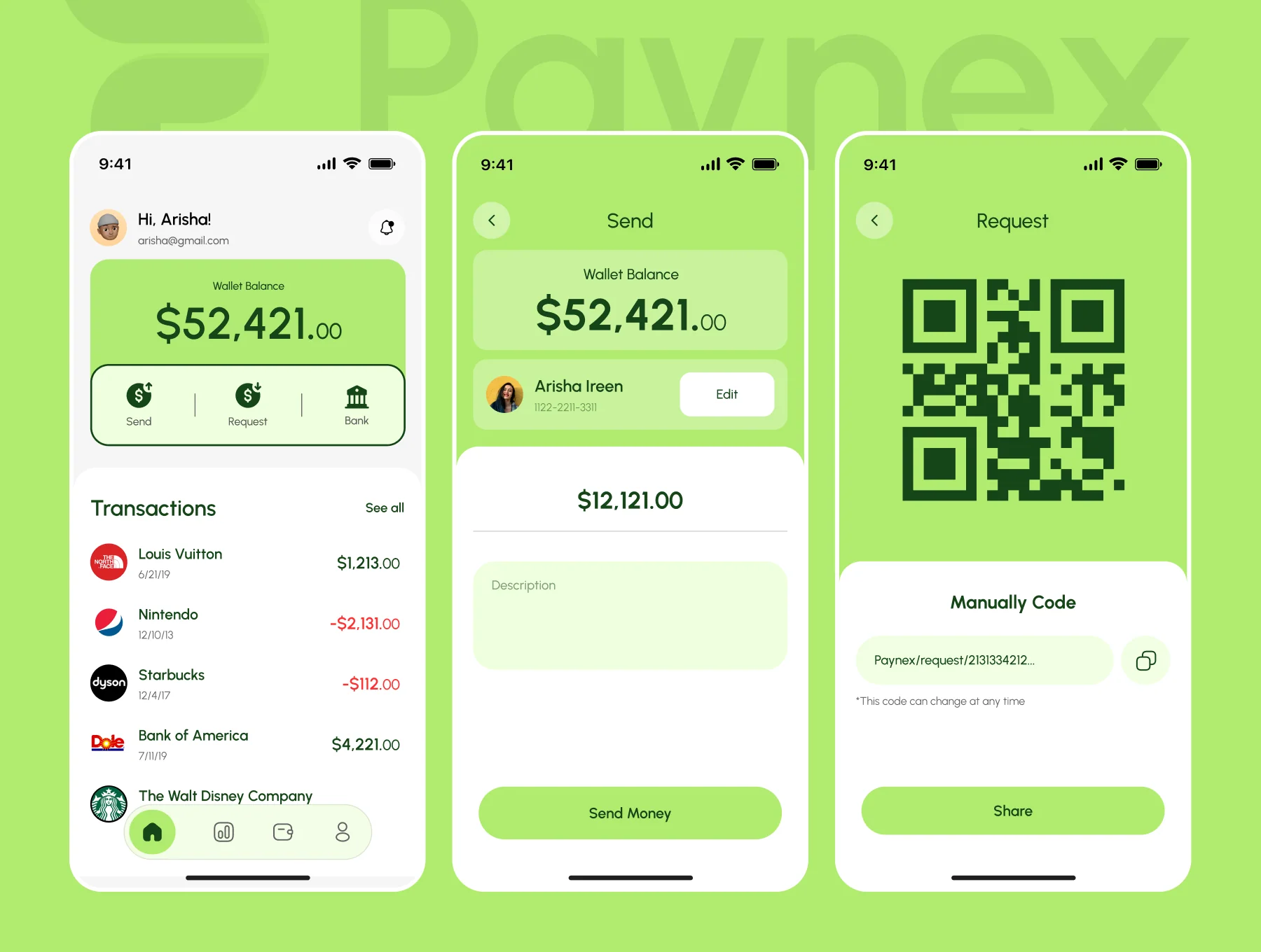 Paynex - Finance Mobile App UI KIT 5
