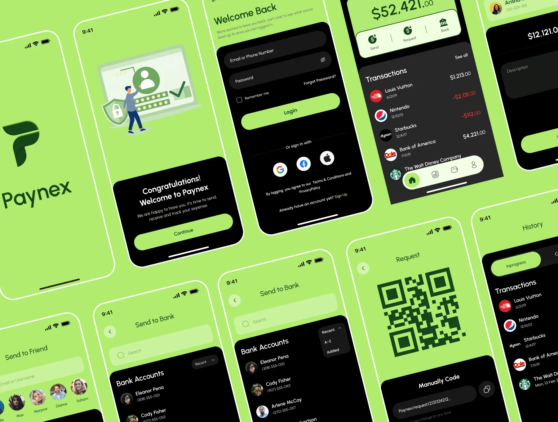 Paynex - Finance Mobile App UI KIT 6