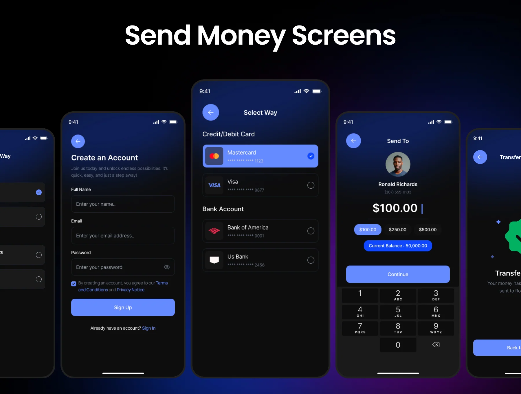 Paynex Fintech Mobile App UI kit 7