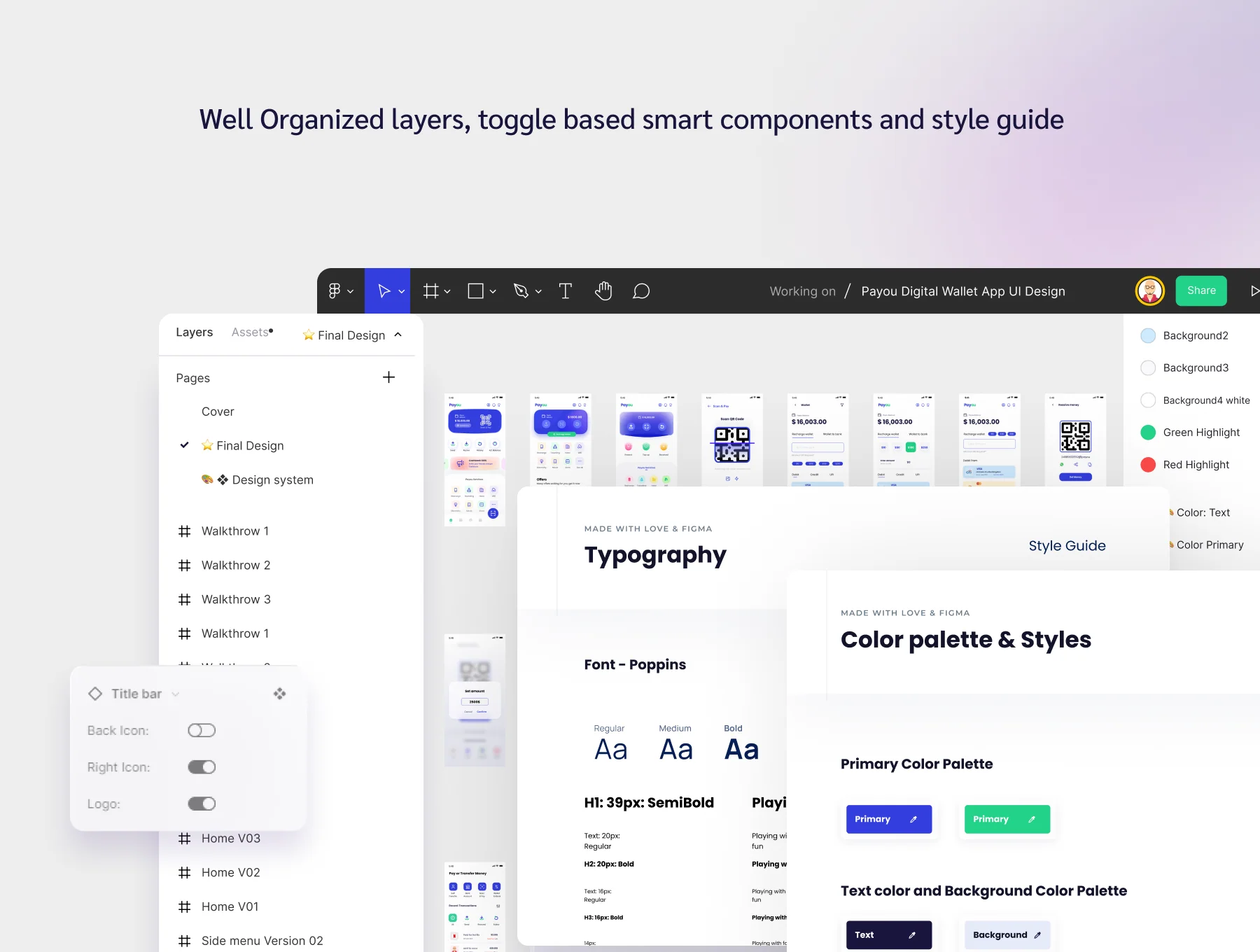 Payou digital wallet app UI kit 4