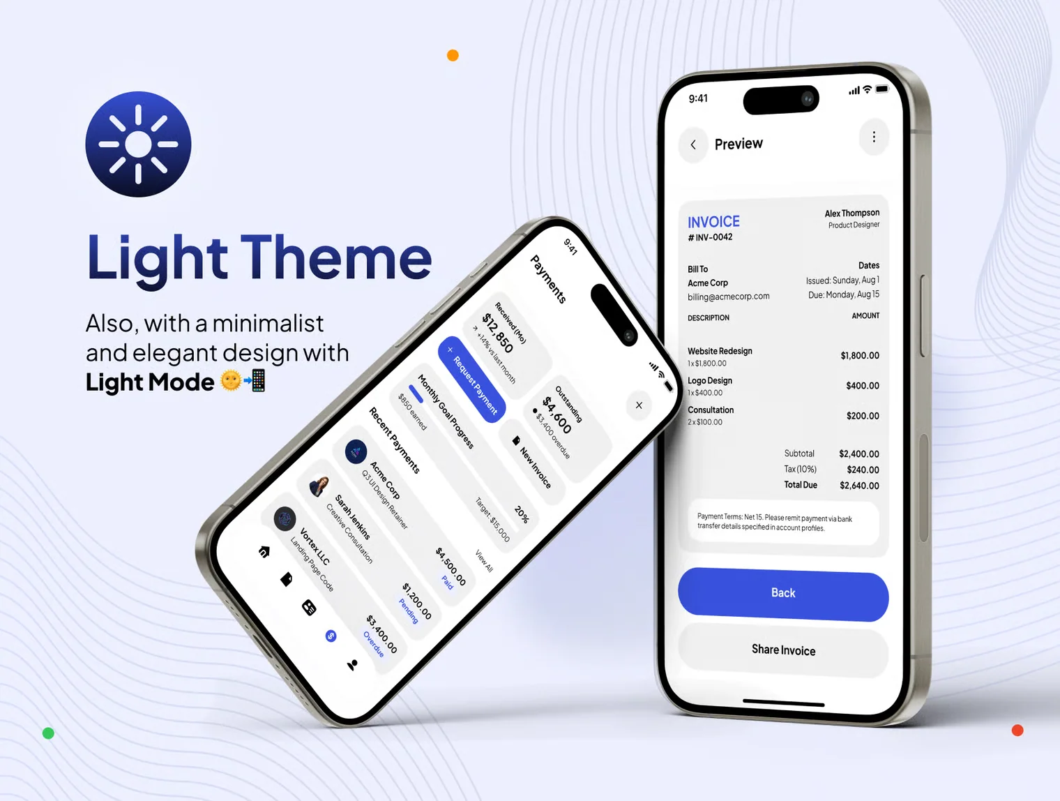 Paypaid – Mobile Freelance & Invoice App UI Kit 5