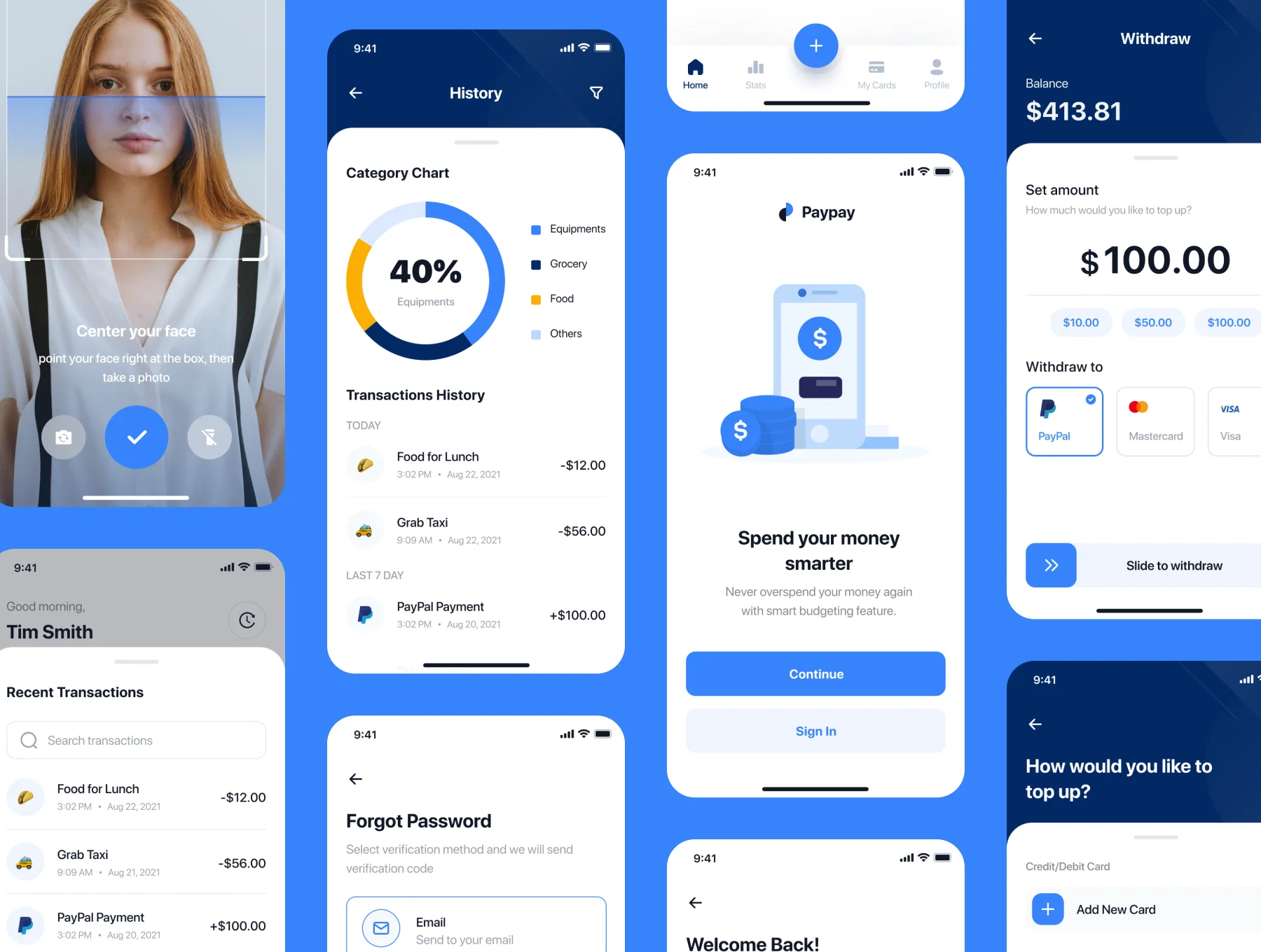 Paypay - E-Wallet App UI Kit 2