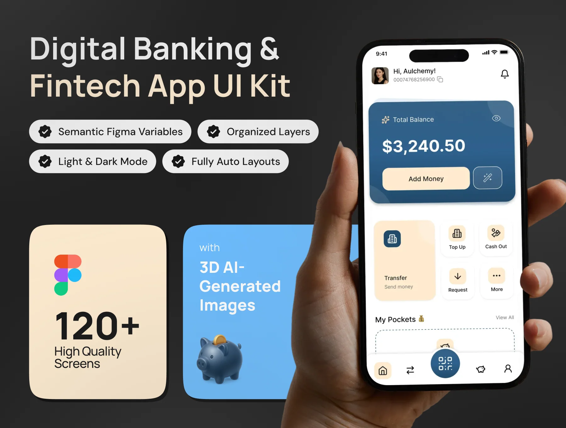 Payple - Digital Banking & Fintech App UI Kit