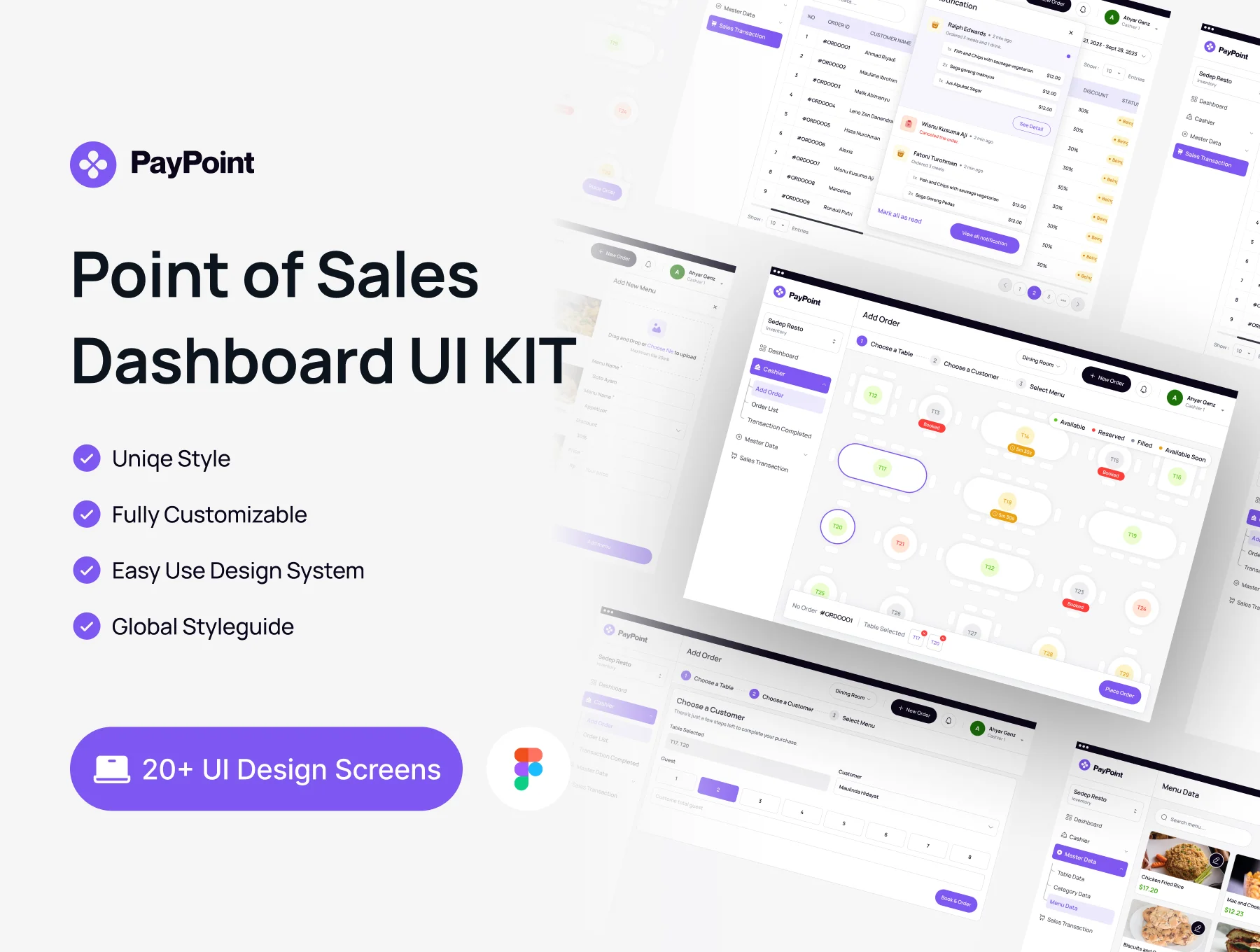 PayPoint - Point of Sales Dashboard UI KIT
