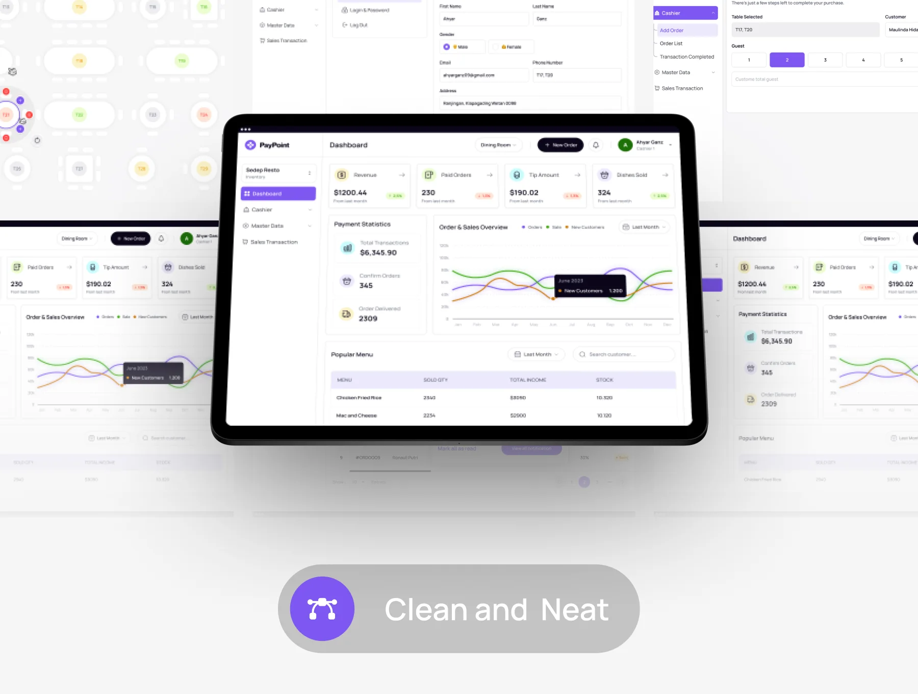 PayPoint - Point of Sales Dashboard UI KIT 6