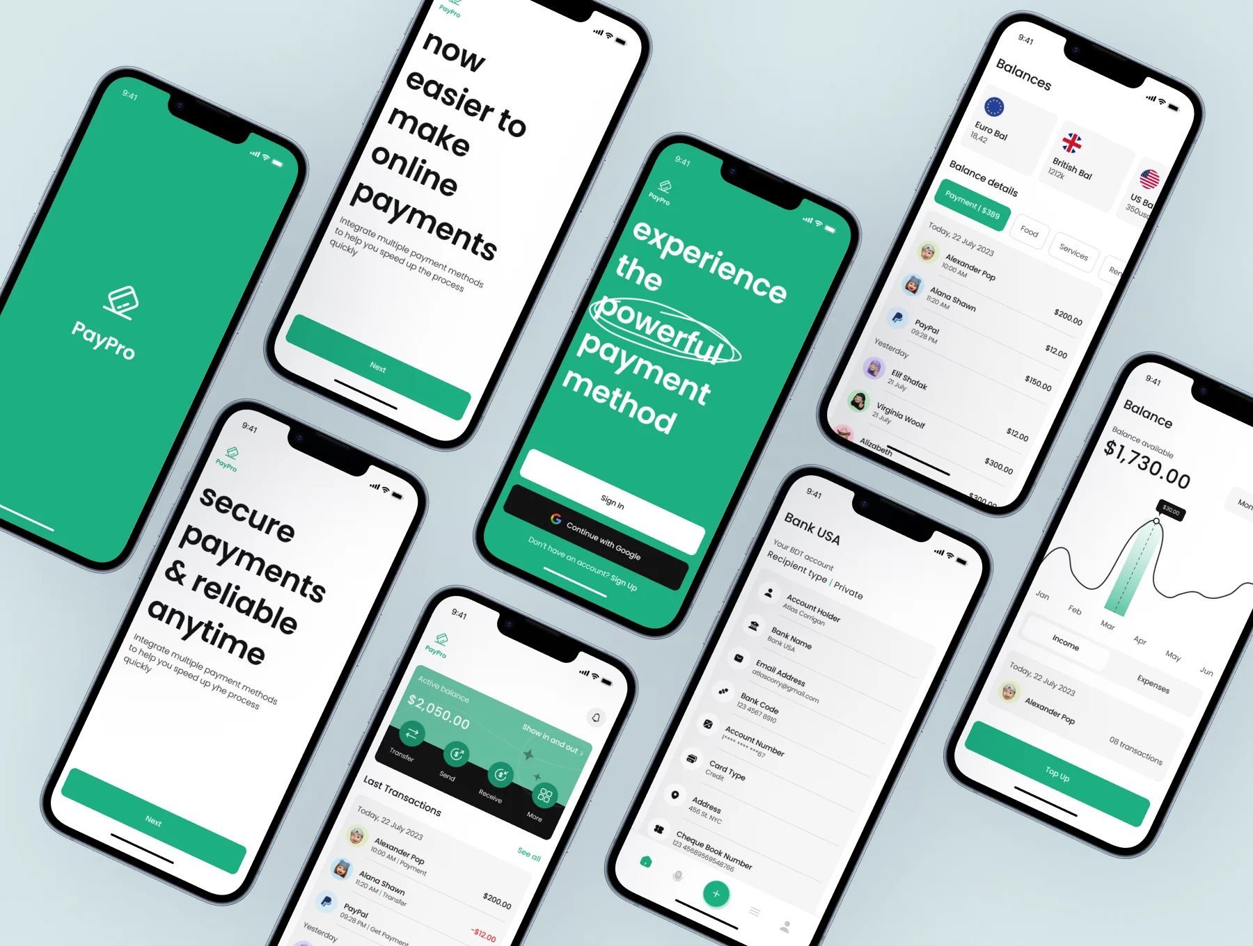 Paypro - Finance App UI Kit 6