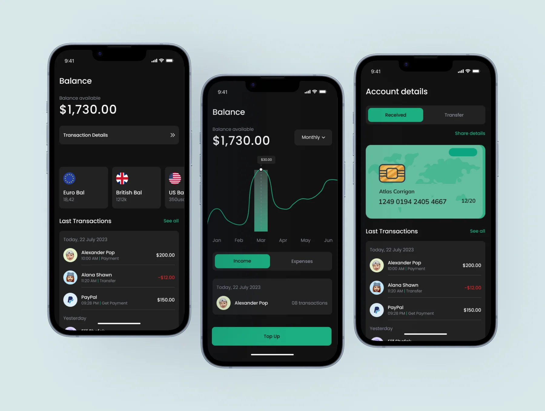 Paypro - Finance App UI Kit 7