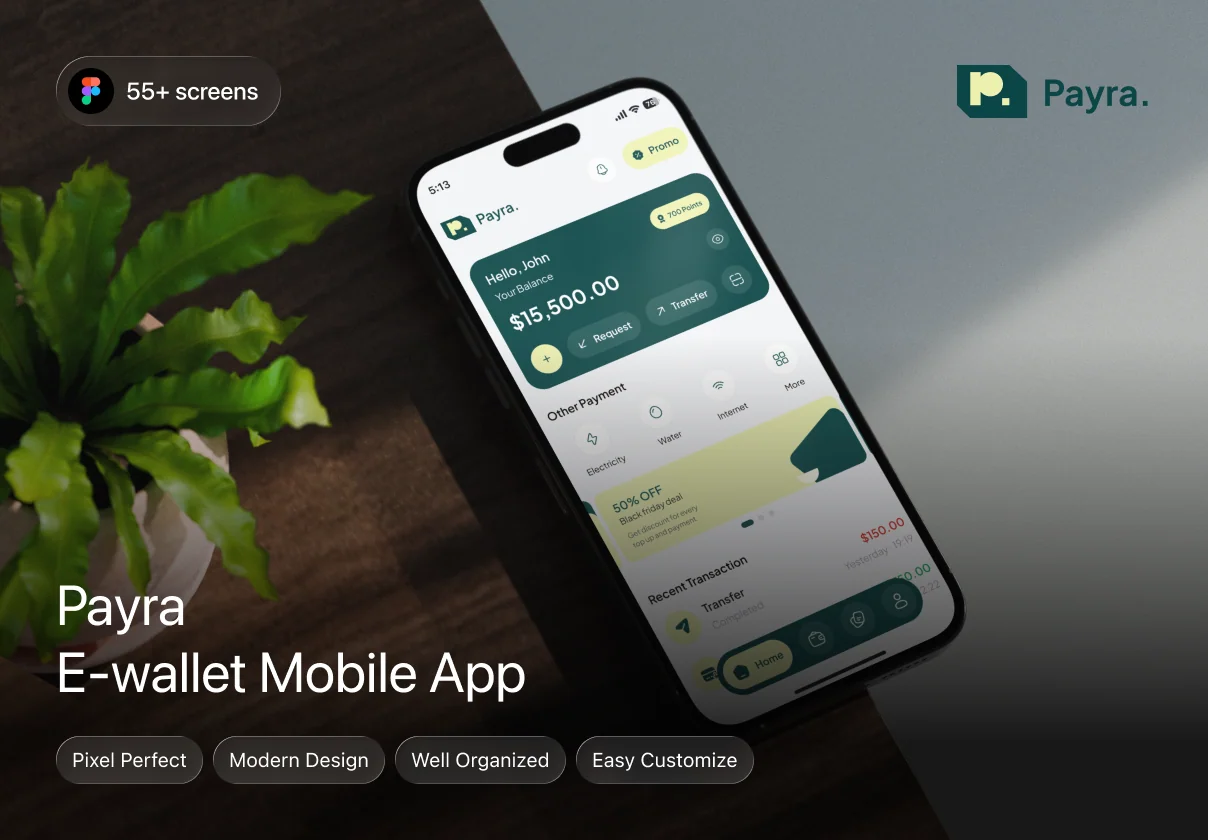 Payra - E-Wallet Mobile App
