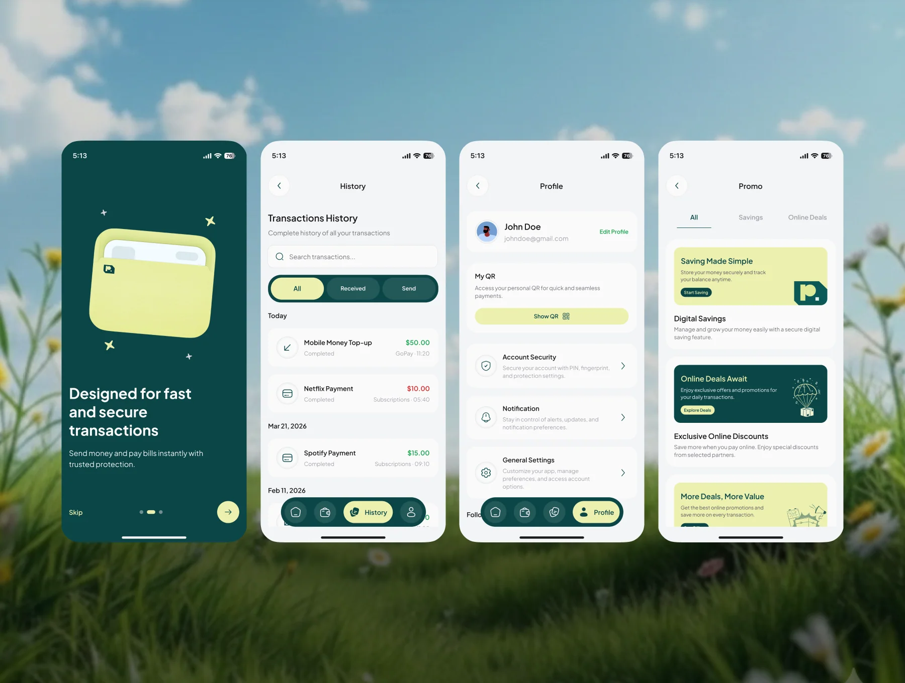 Payra - E-Wallet Mobile App 3