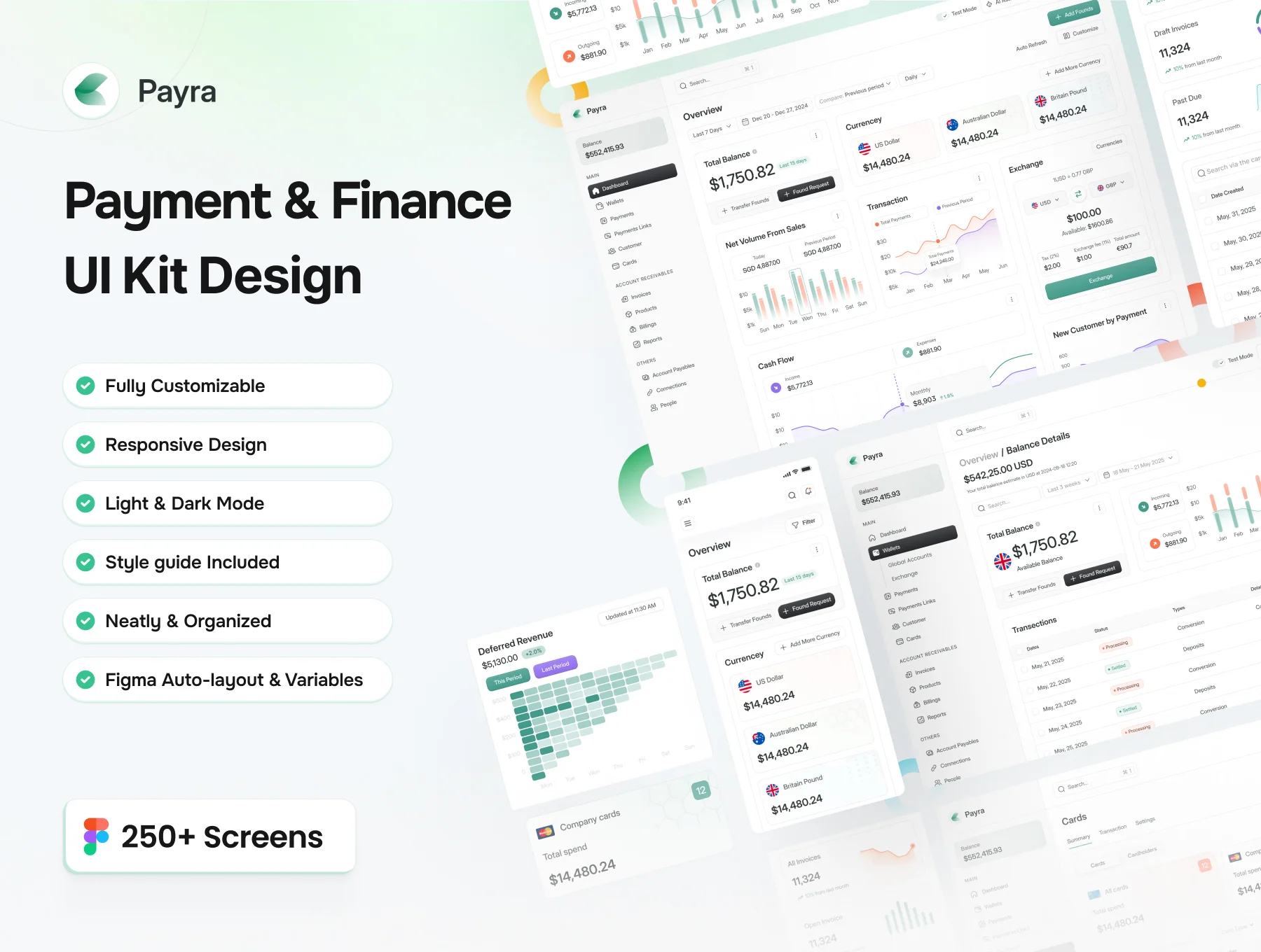 Payra - Payment & Finance UI Kit Design