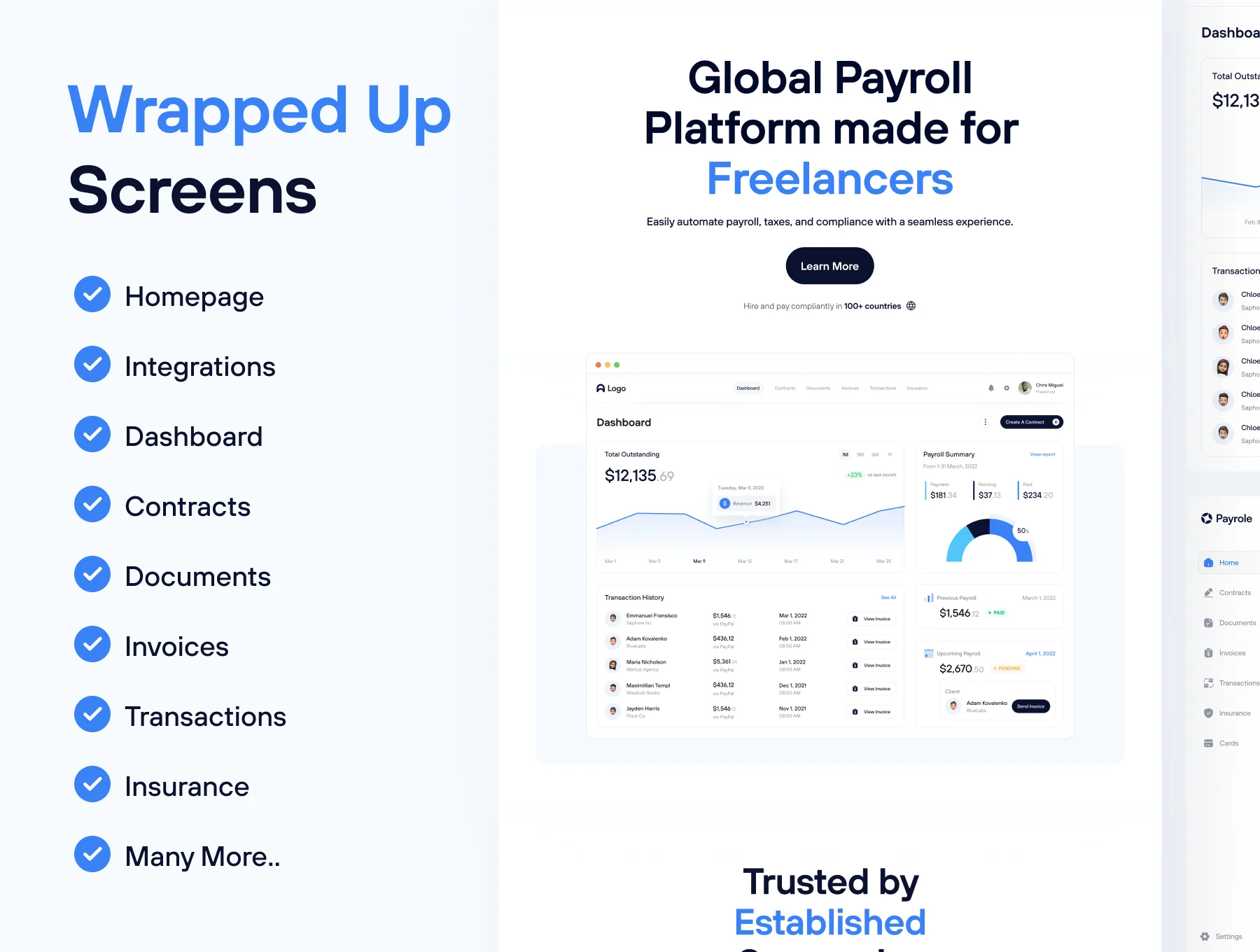 Payrole - Payroll Management Web UI Kit 5