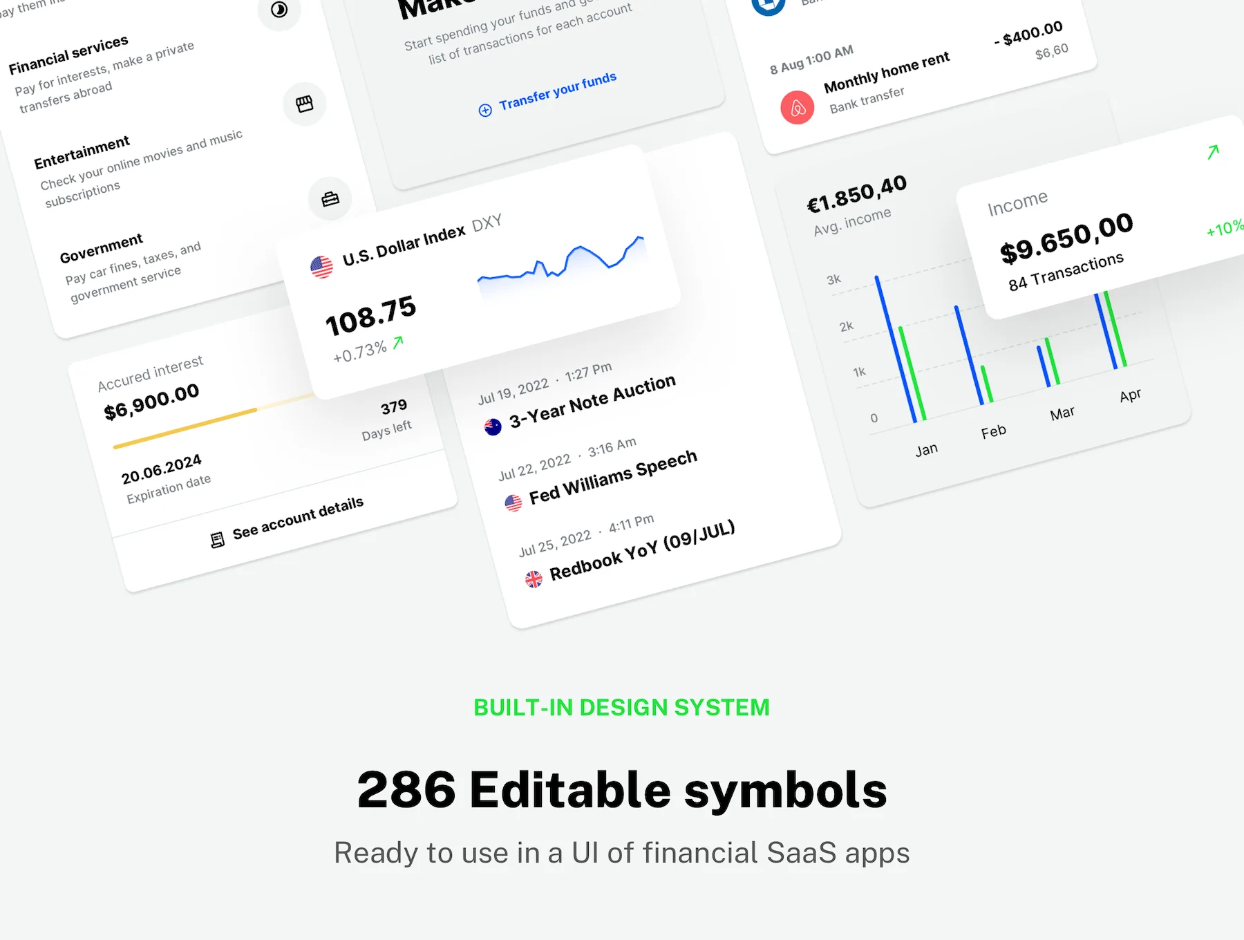 Paysa - UI kit for FinTech Startups, Banking, and Finance Apps 3