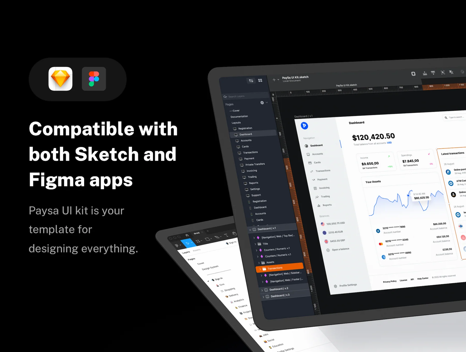Paysa - UI kit for FinTech Startups, Banking, and Finance Apps 5