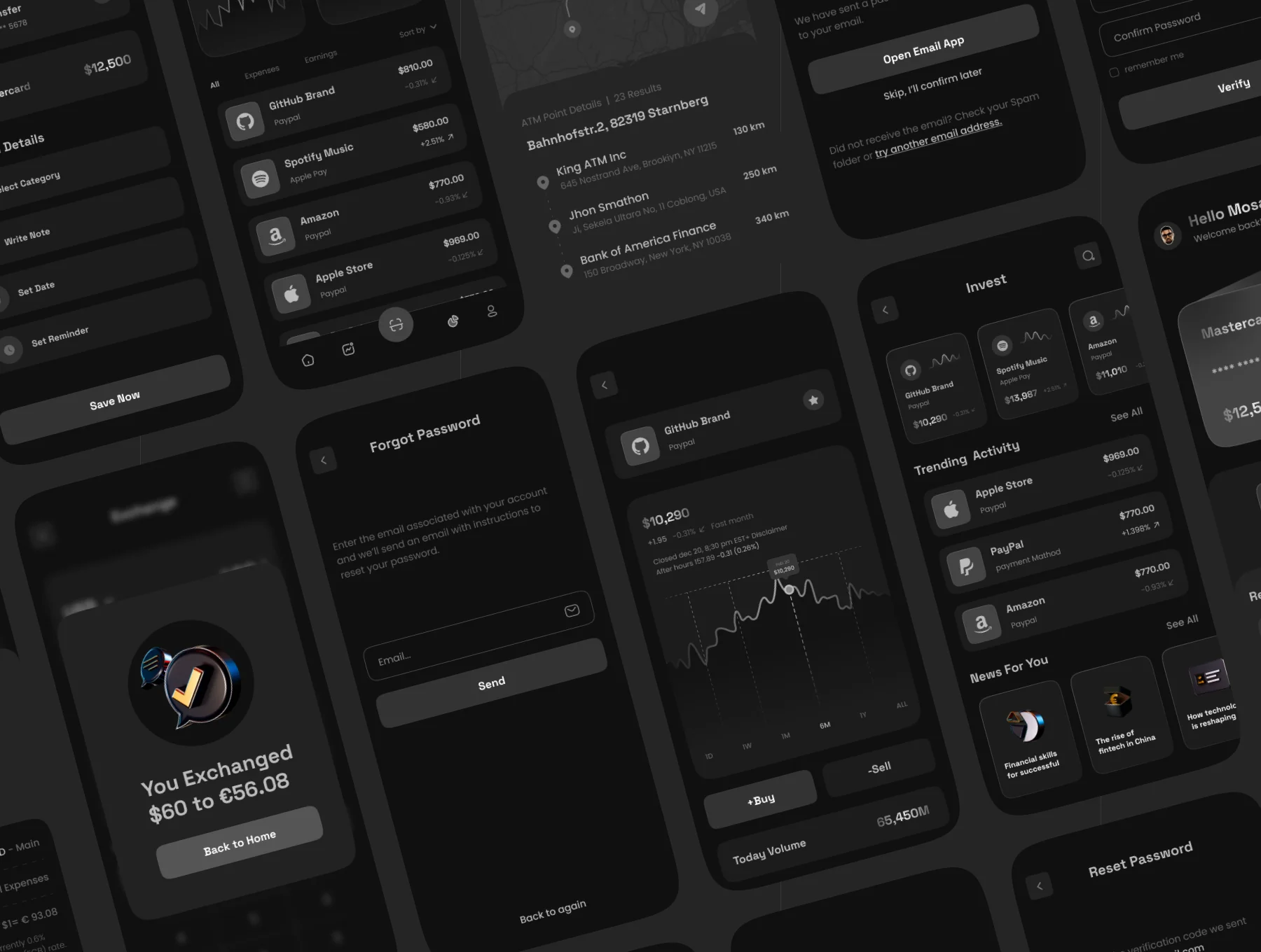 payUp - Finance Mobile App UI Kit 7