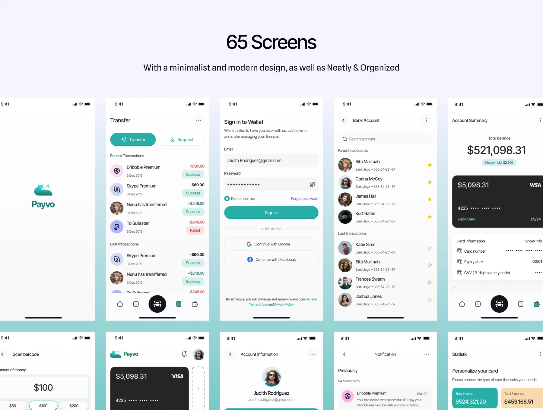 Payvo - Mobile Banking App 3