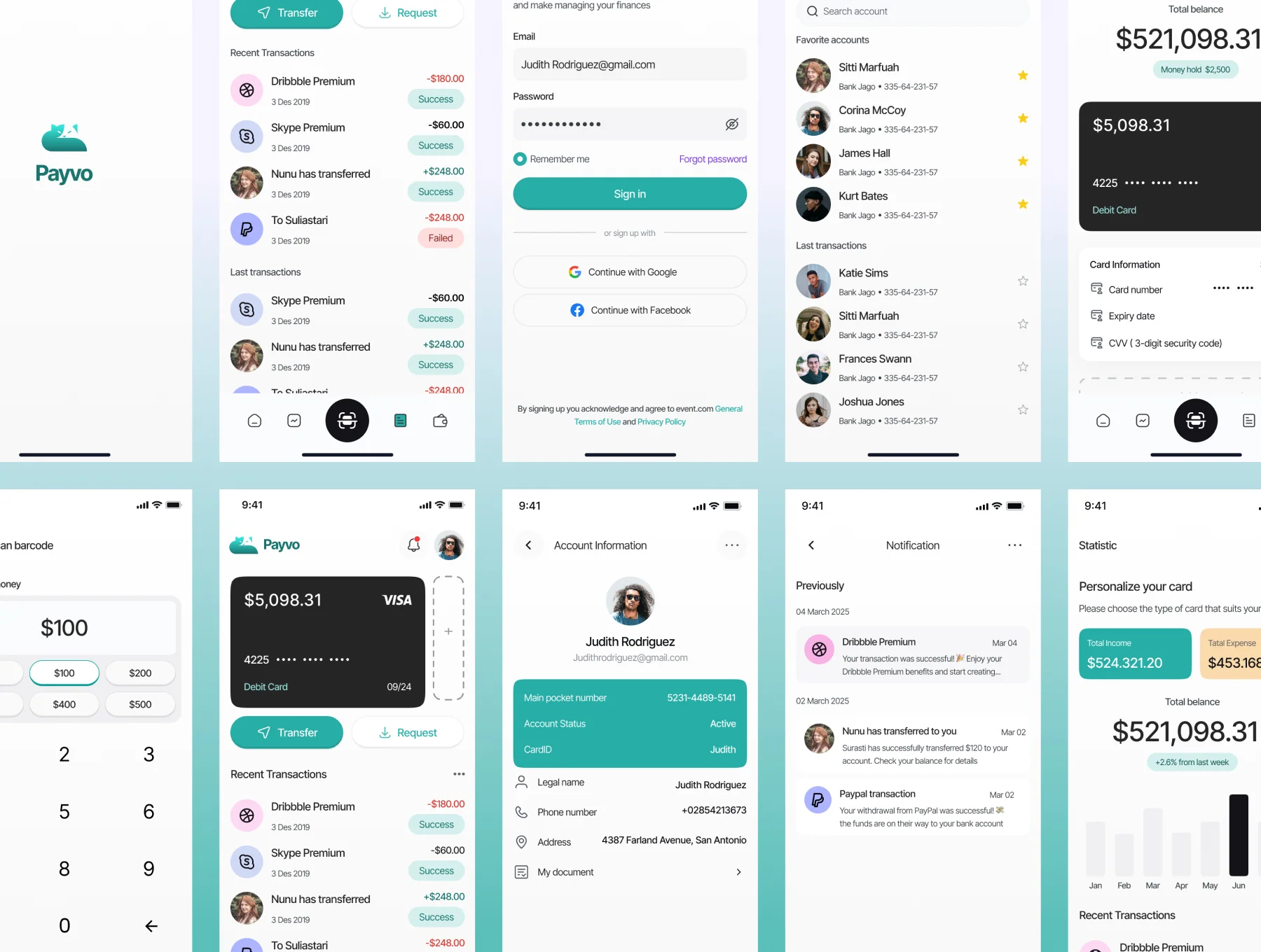 Payvo - Mobile Banking App 6