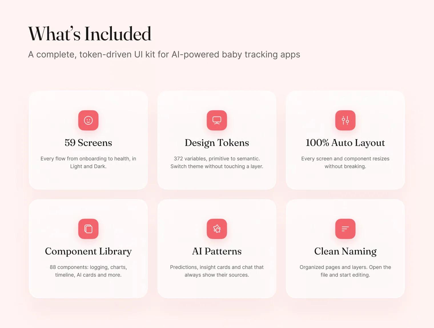 Peachy — AI Baby Tracker iOS UI Kit 2