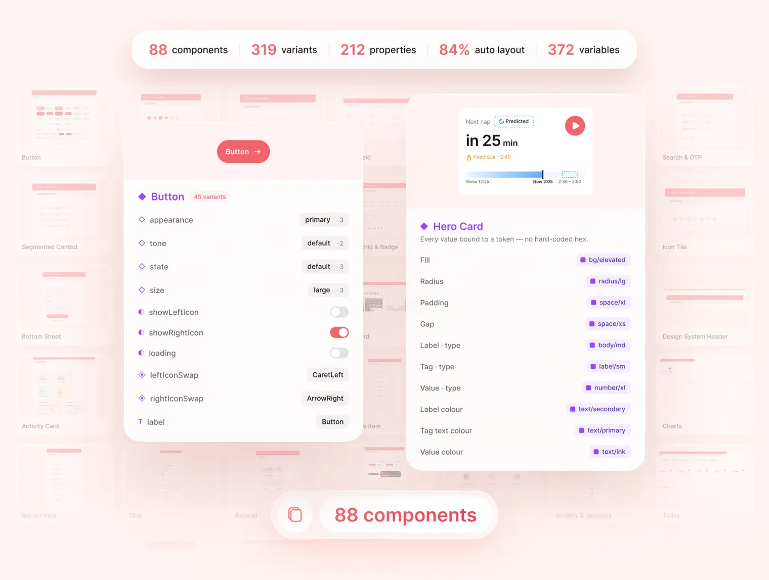 Peachy — AI Baby Tracker iOS UI Kit 4
